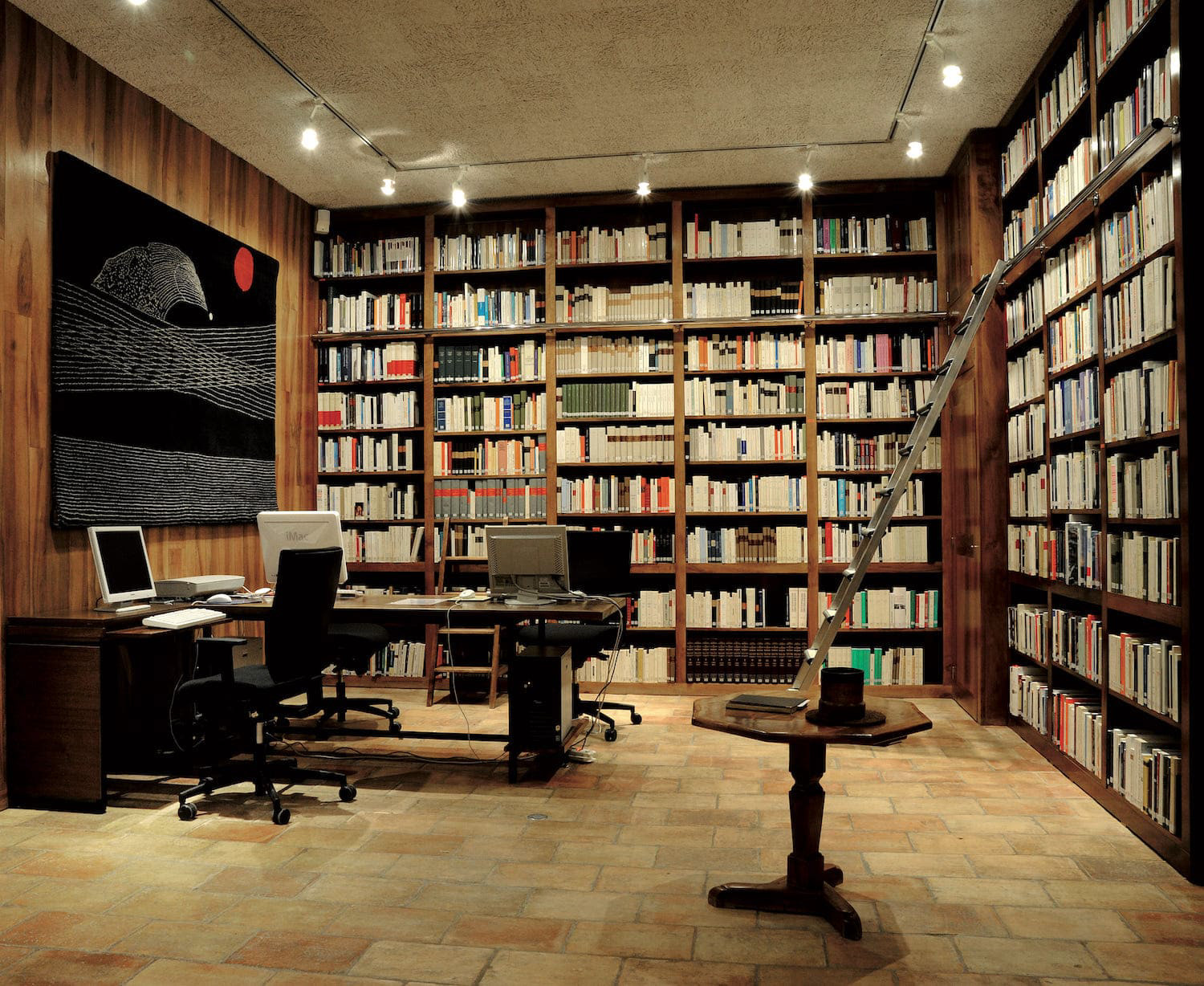Bibliothèque de la Grande Maison © Fondation des Treilles - Dominique Laugé