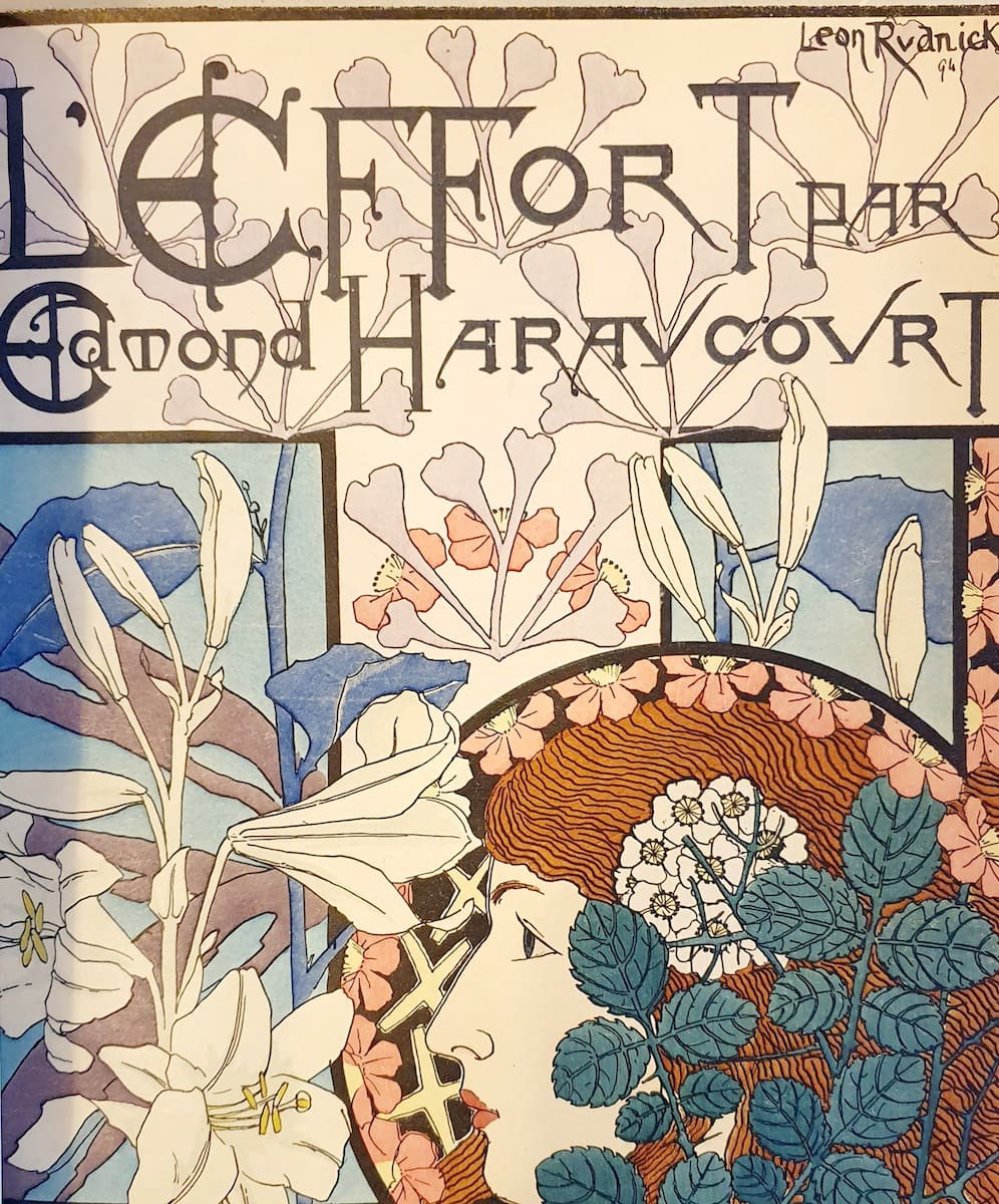 SCHWABE (Carlos)
– HARAUCOURT (Edmond).
L’Effort. La Madone. L’Antéchrist.
L’Immortalité. La Fin du monde.
Paris, Les Sociétaires de l’Académie des
Beaux Livres Bibliophiles Contemporains,
1894.