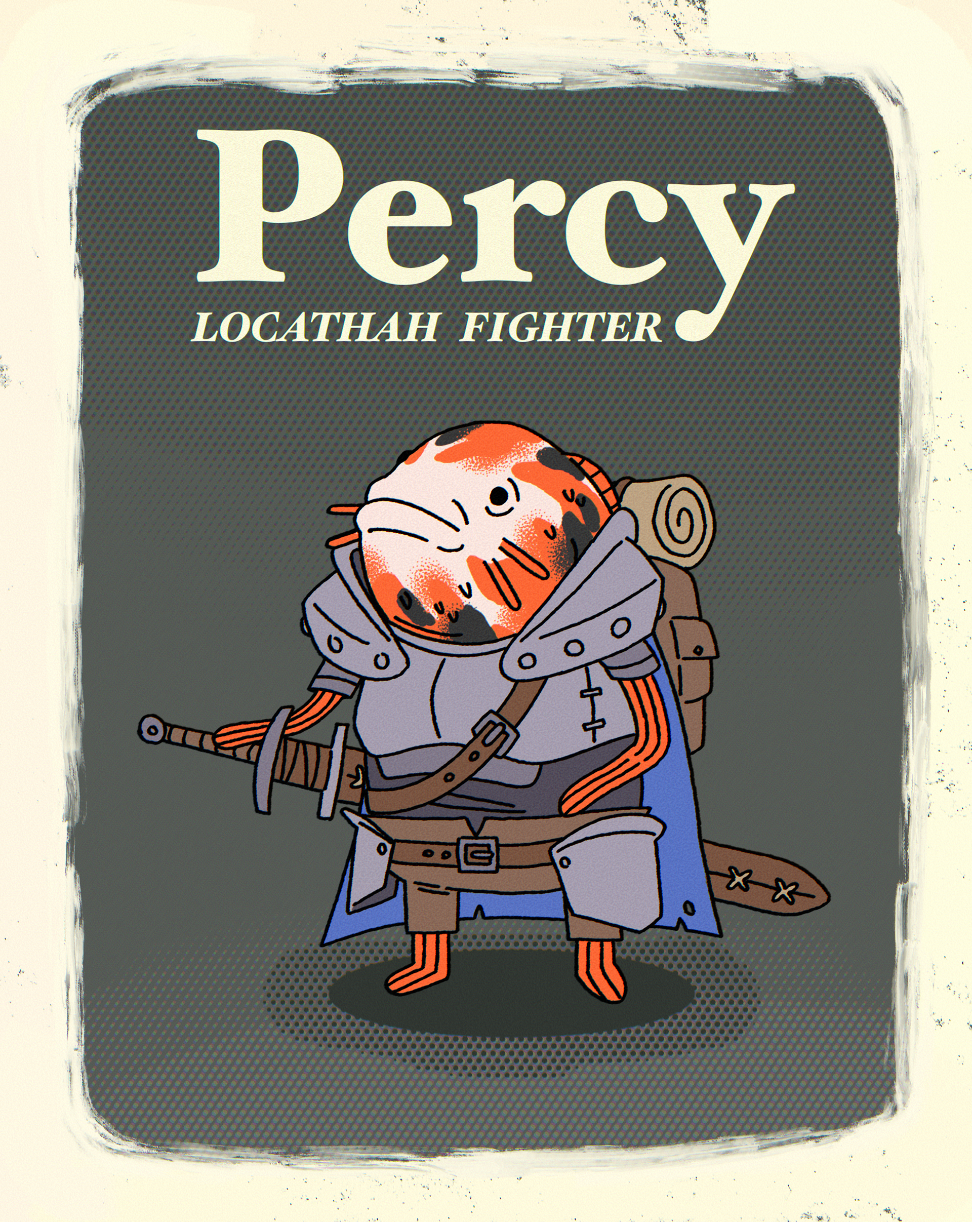 A friend's fishy Dungeons and Dragons character