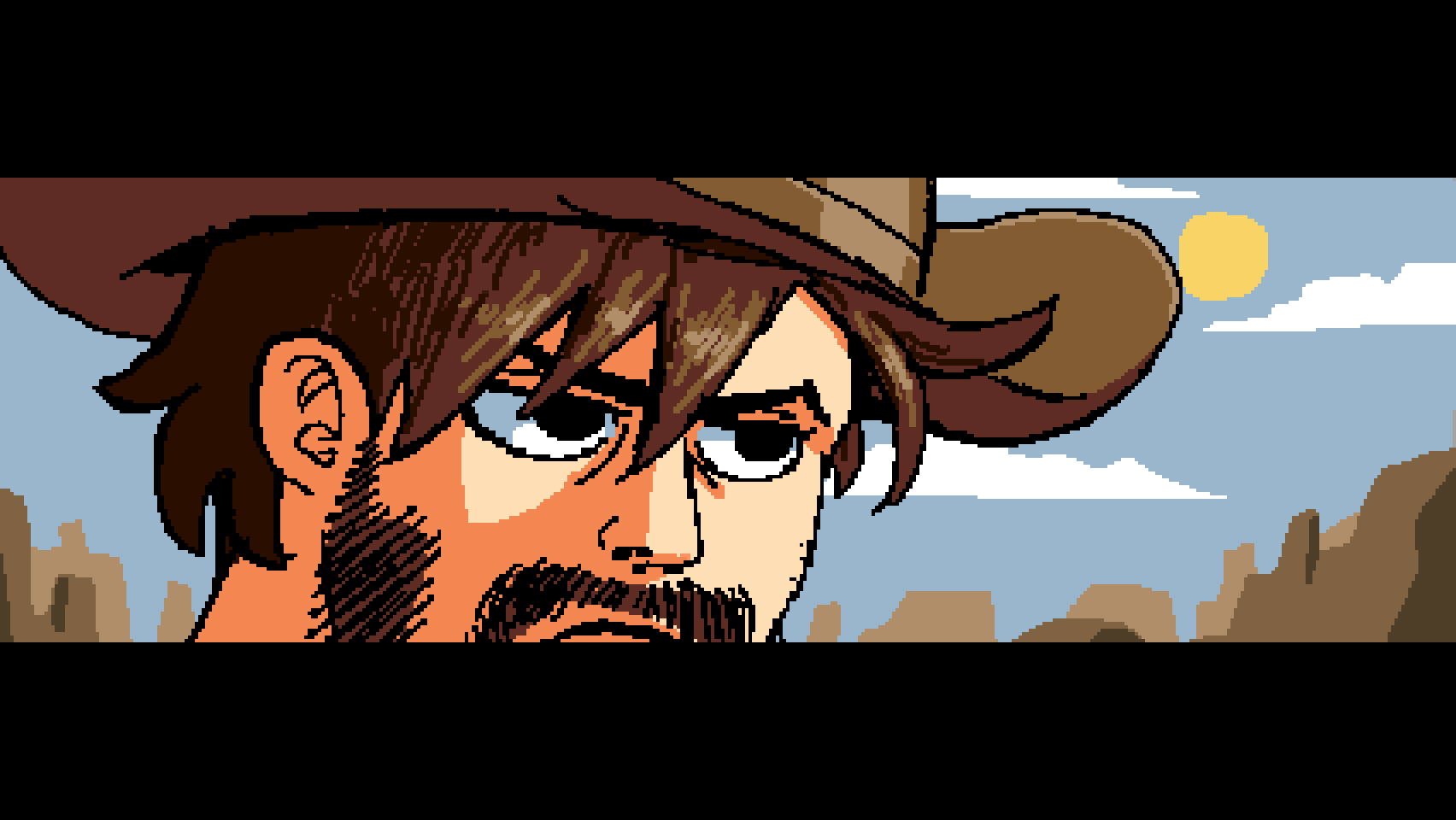 Cowboy death-glare