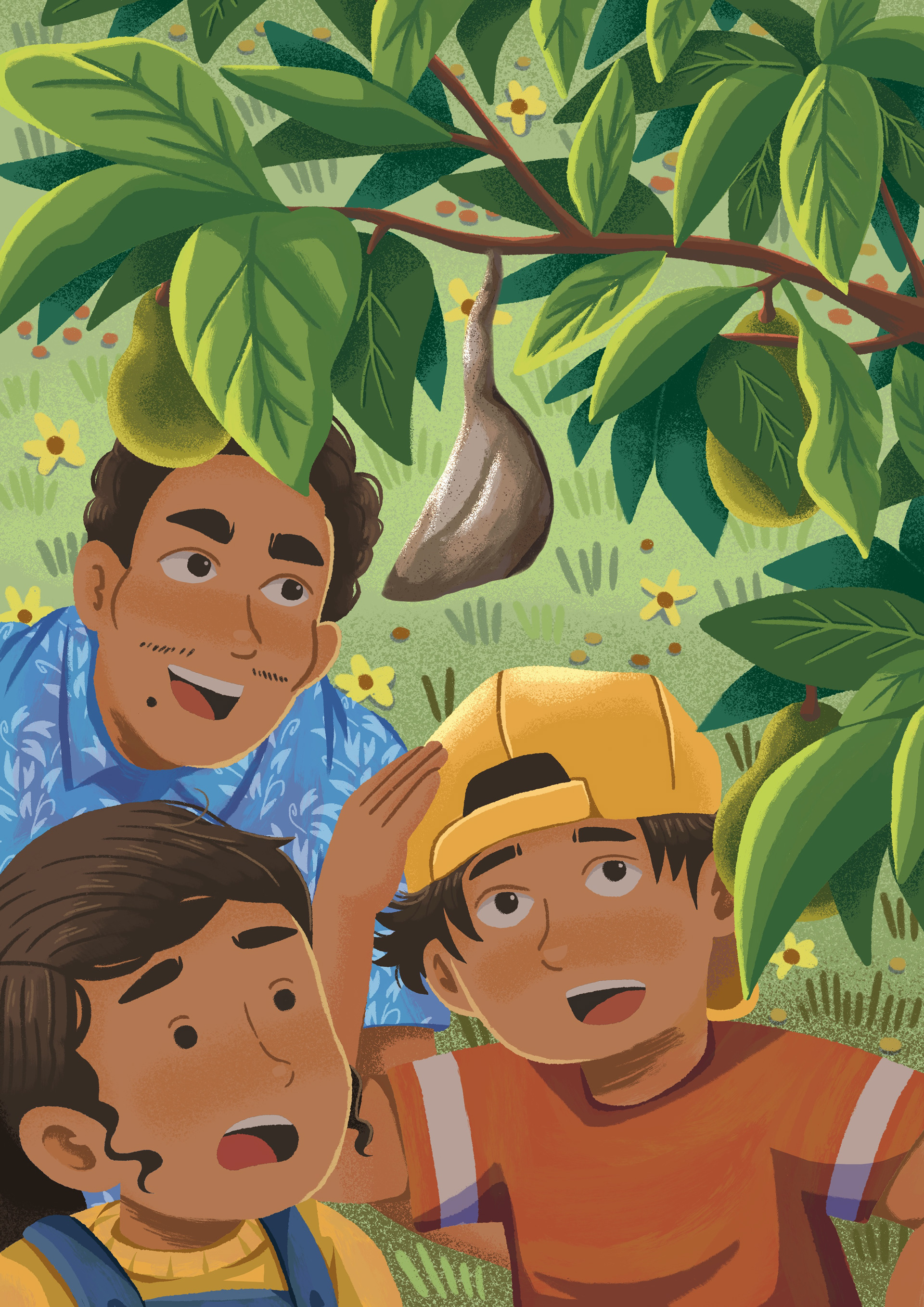 Single Page Illustration - Kupu-kupu