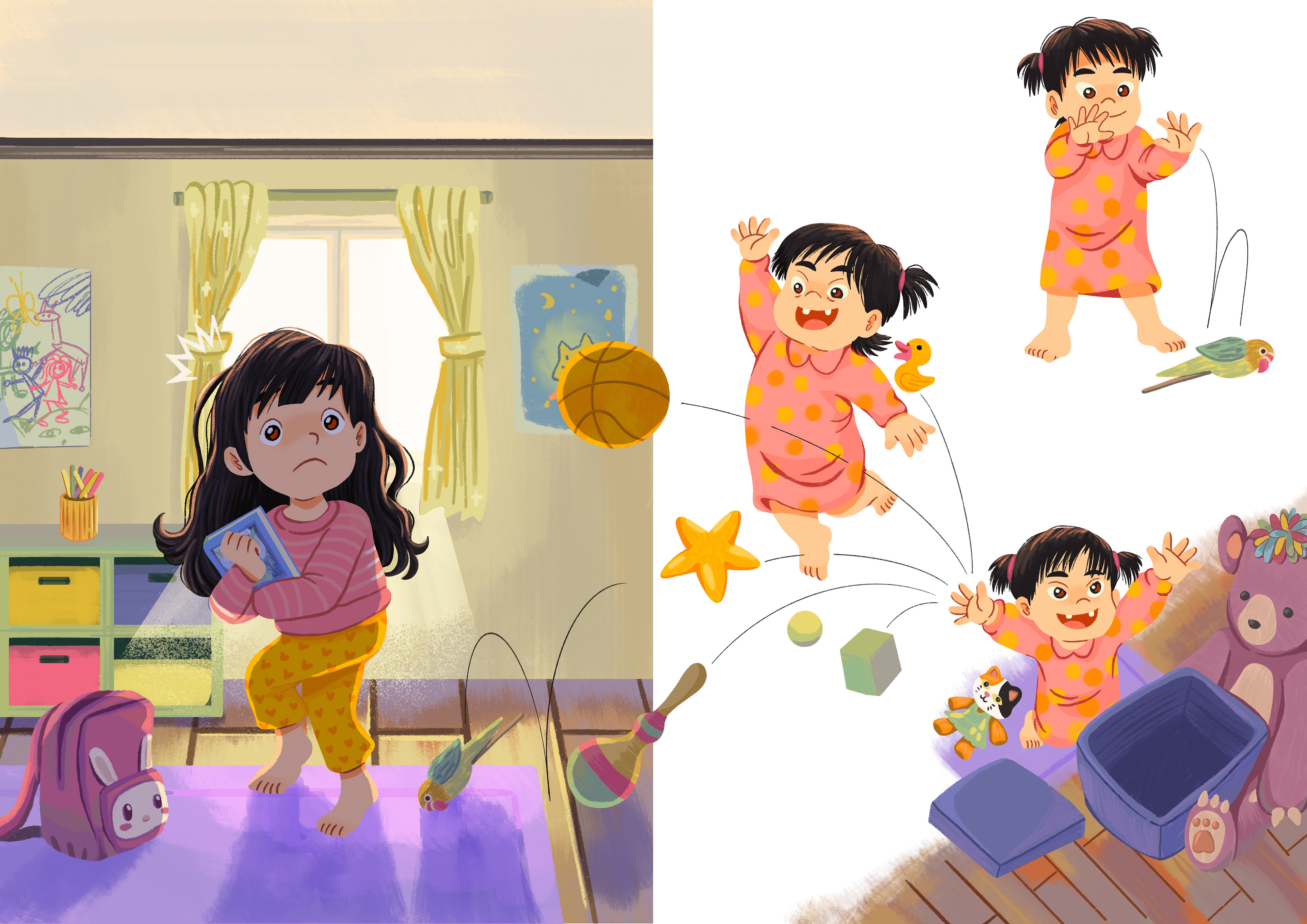 Single and Spot Illustration - Dongeng Untuk Aru