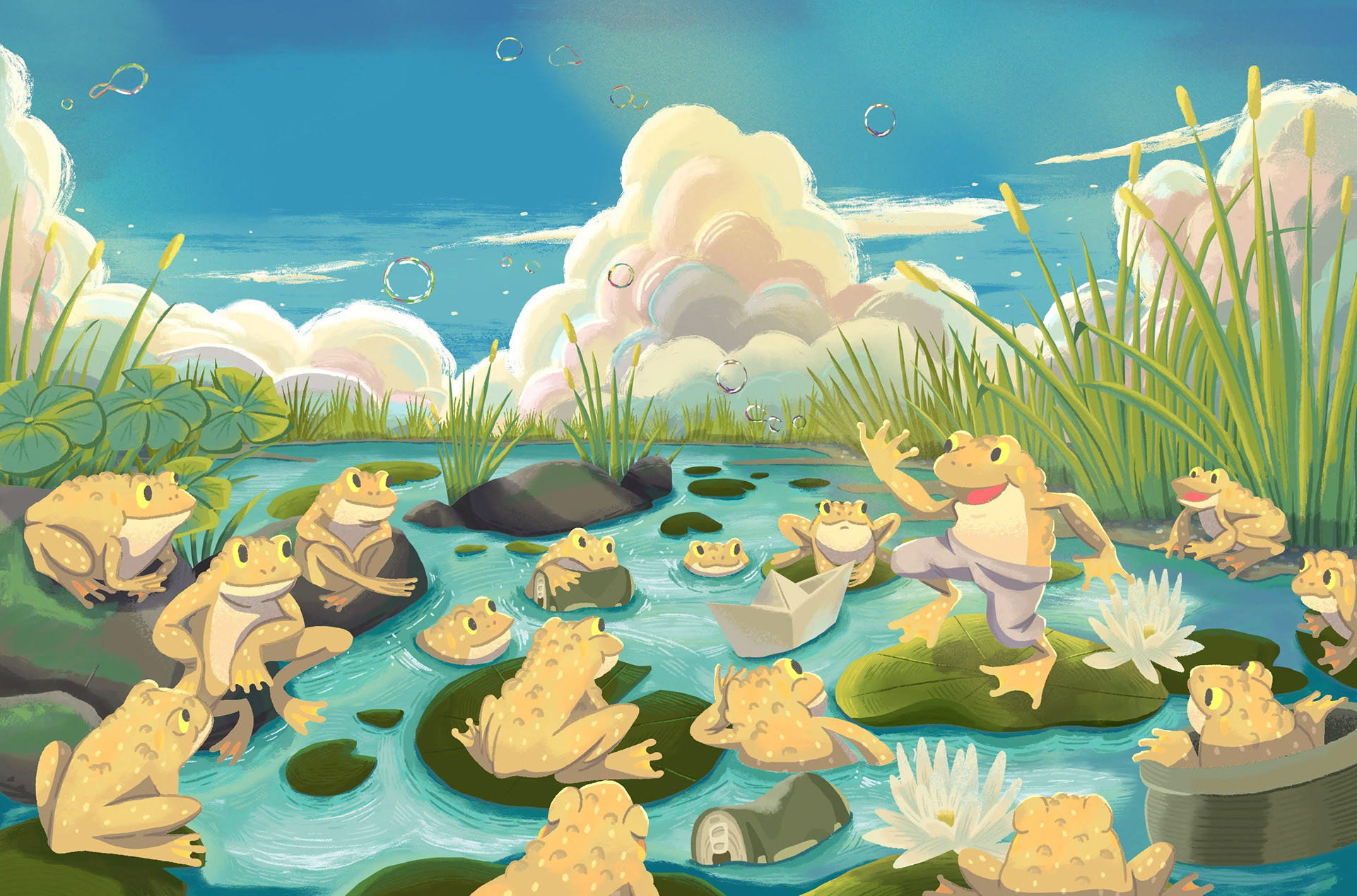 Spread Illustration - Toad's Story