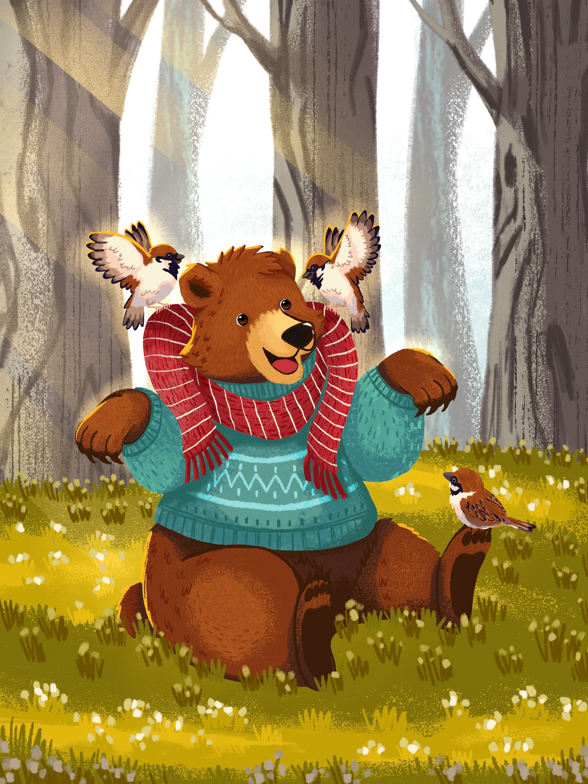 Bear and Sparrow