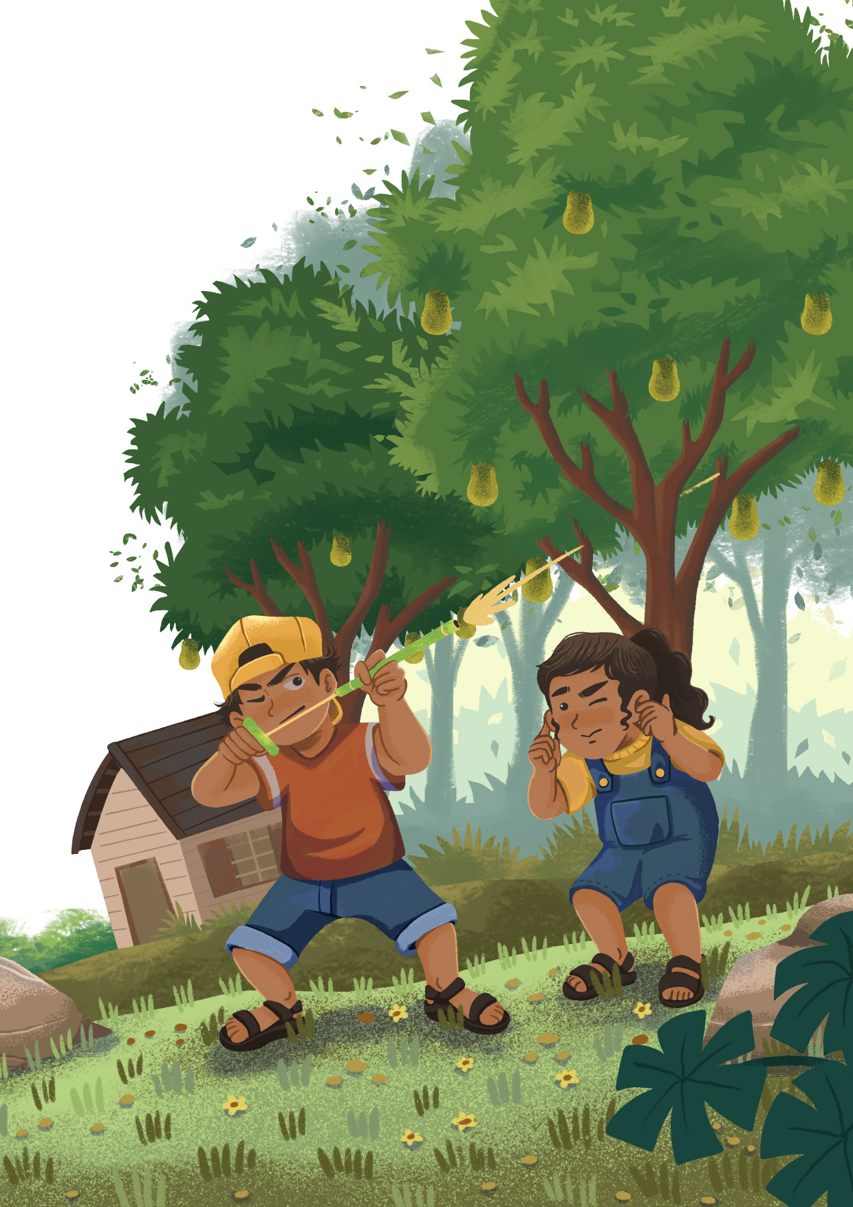 Single Page Illustration - Kupu-kupu
