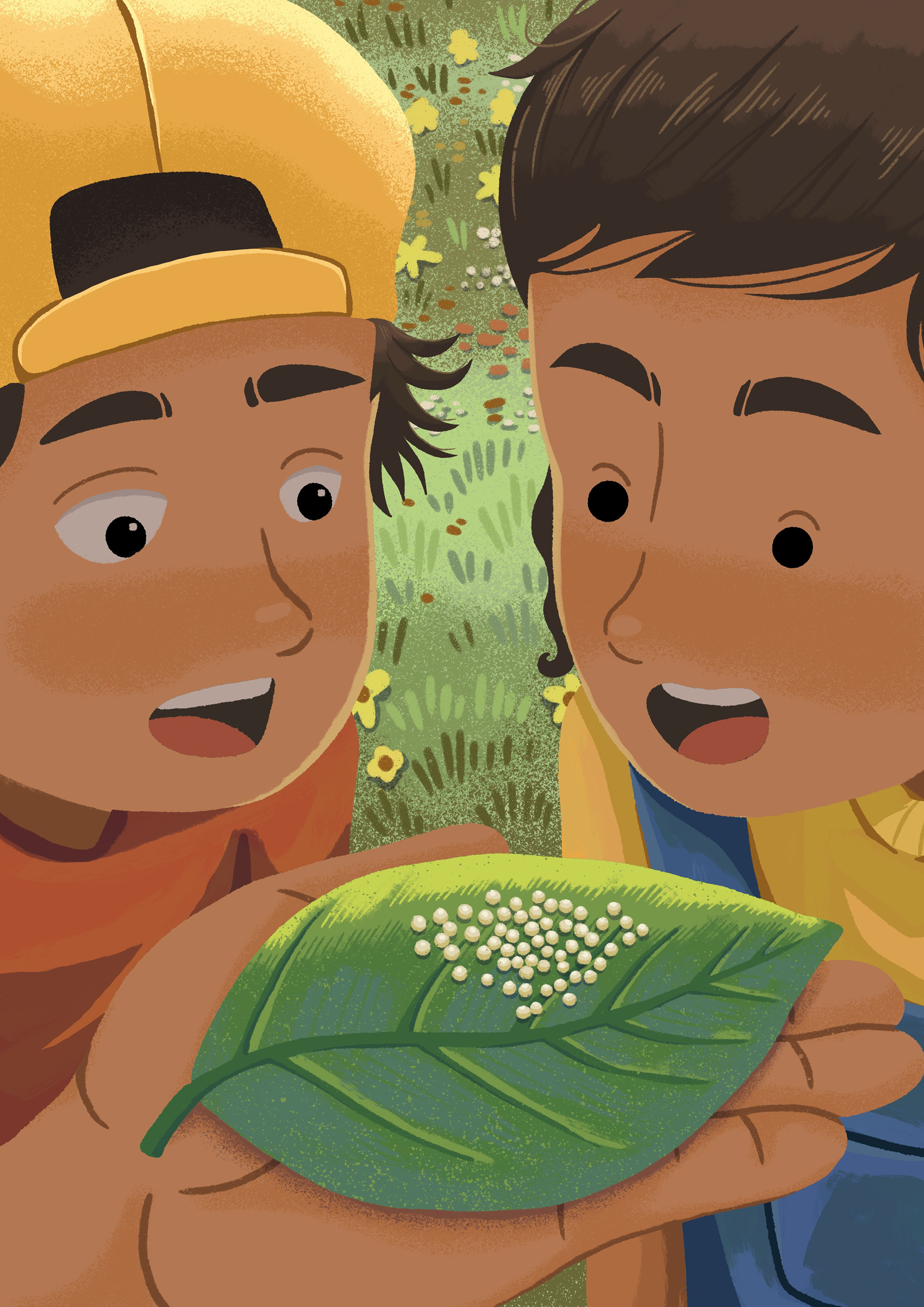 Single Page Illustration - Kupu-kupu