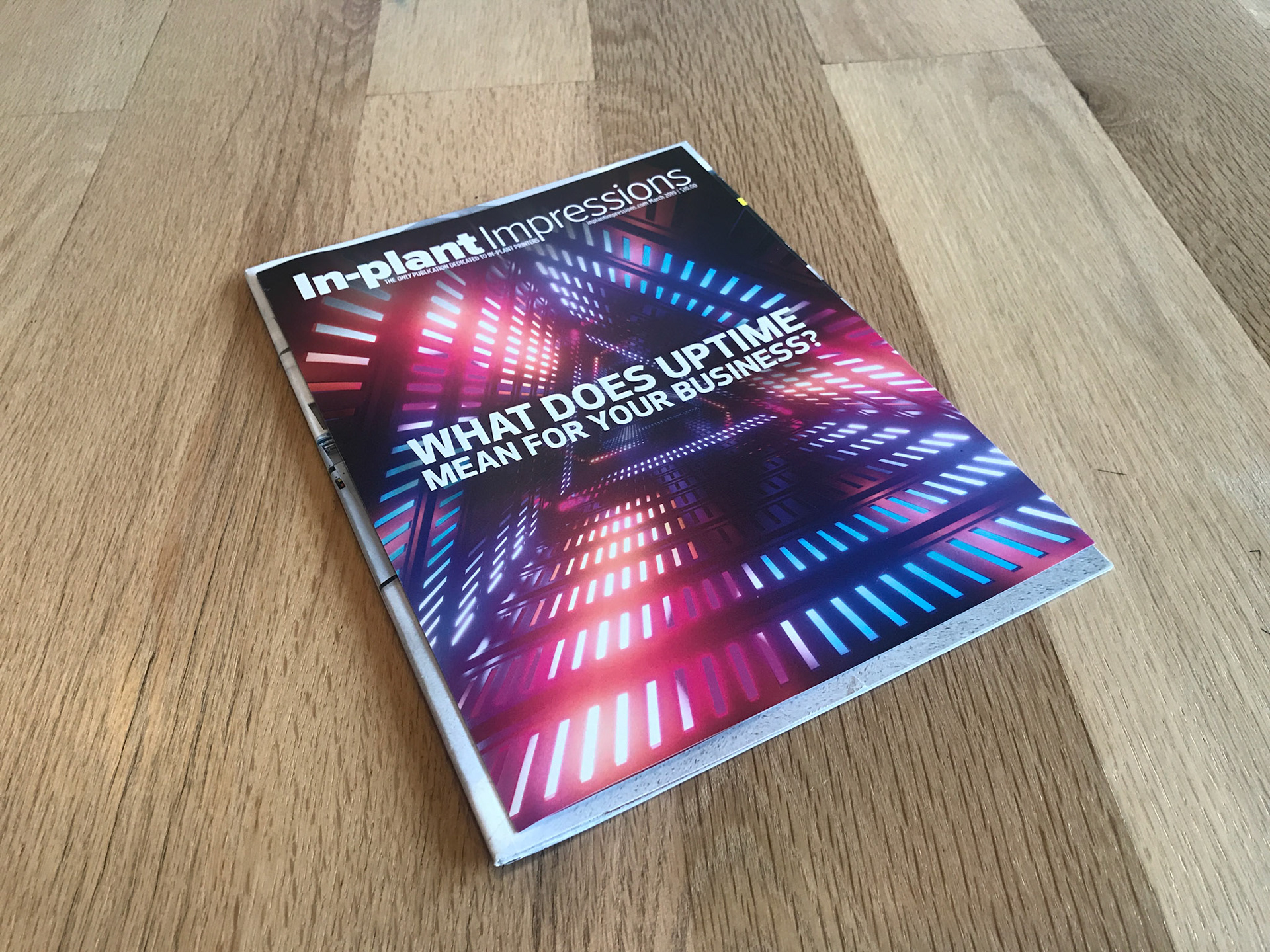 Inkjet magazine onsert