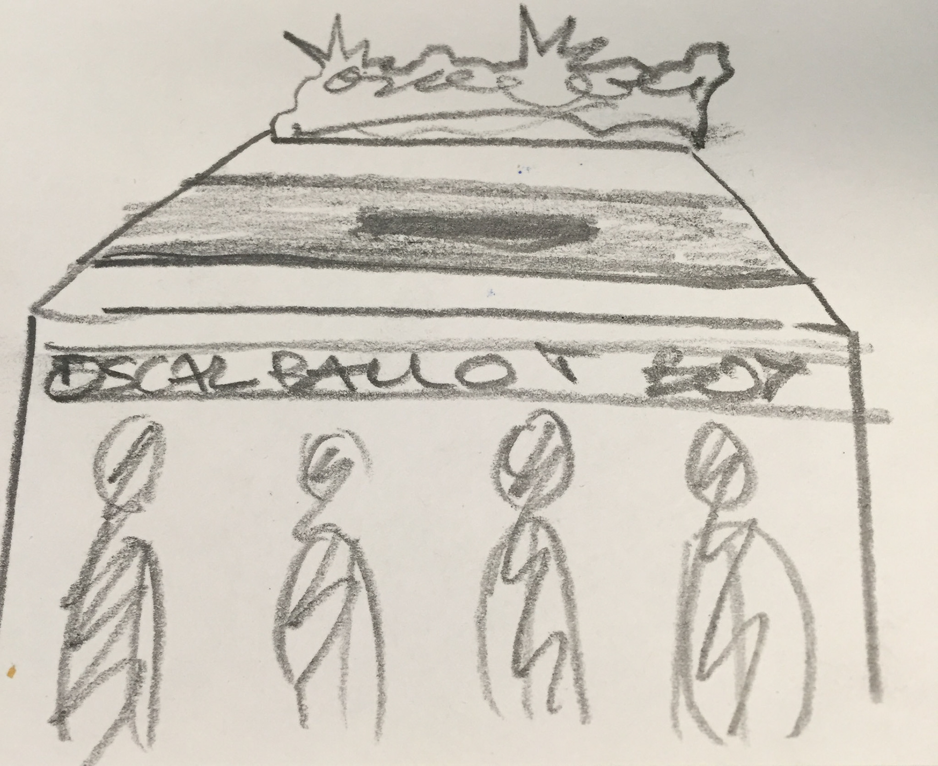 Academy Awards office ballot box
