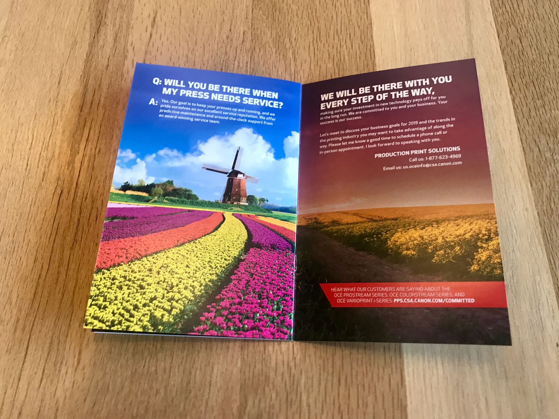 "There for You" direct mail