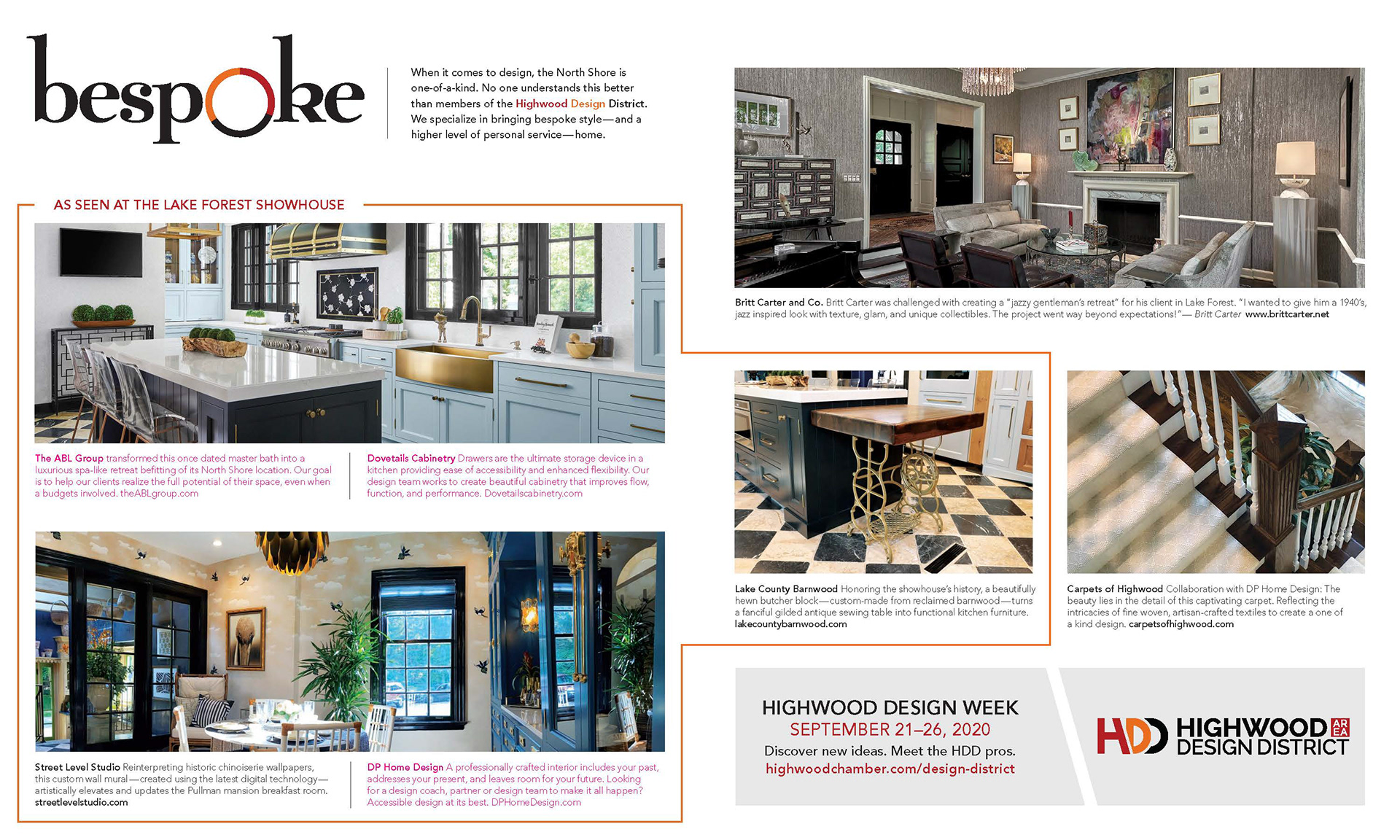 Bespoke print ad