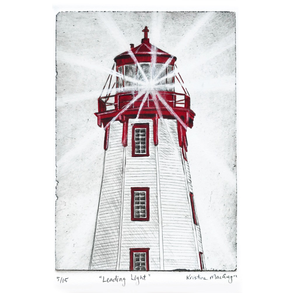 Red Lighthouse "Leading Light" - Available