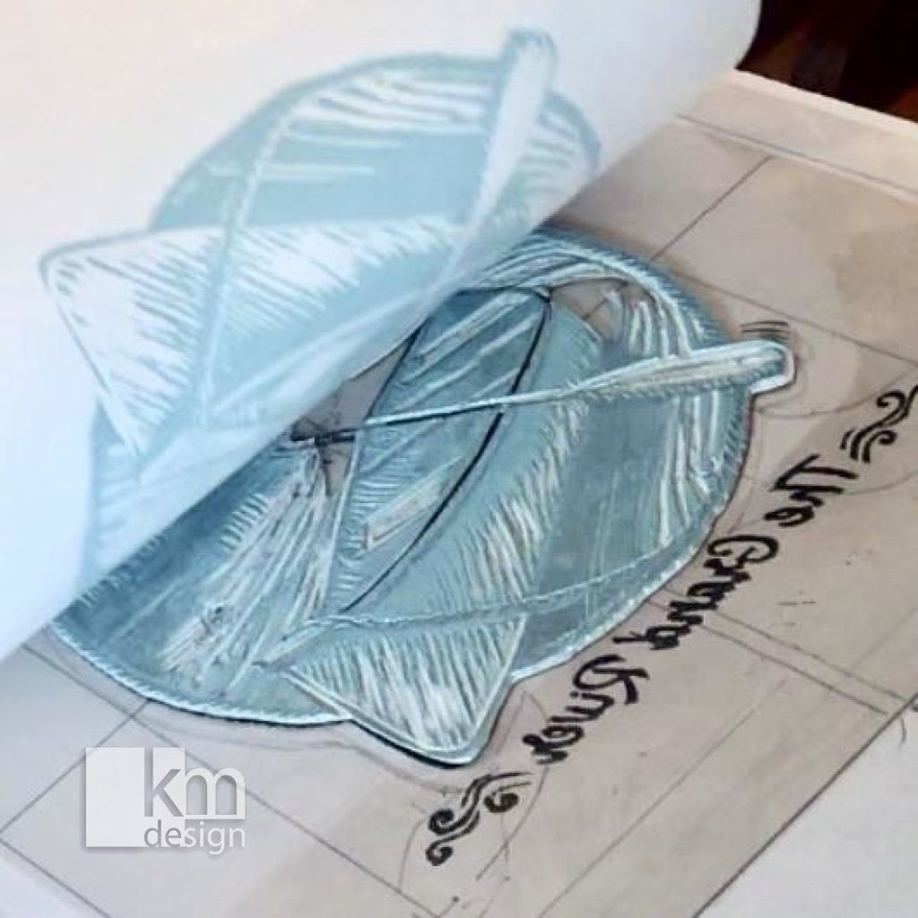 relief printing by artist Kristine MacGregor