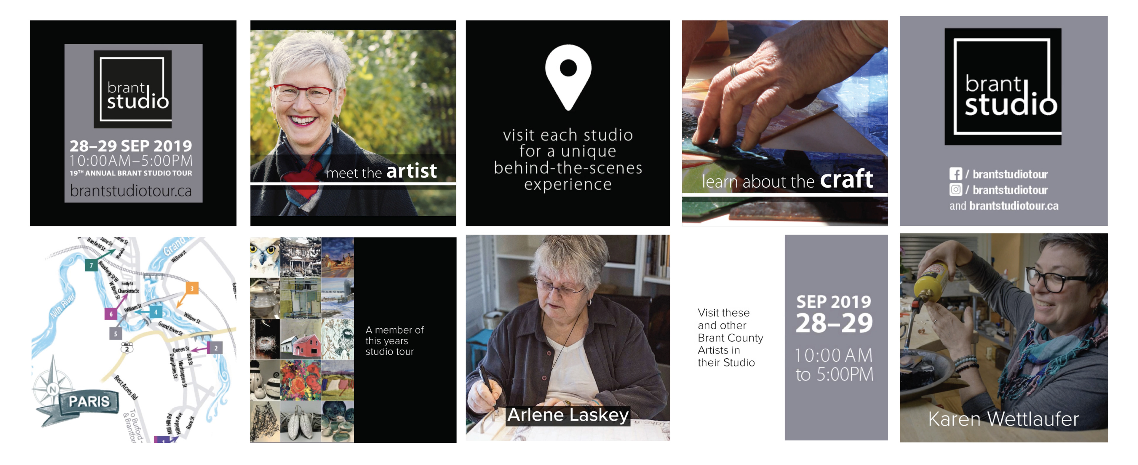 Social media graphics and video content and scheduling