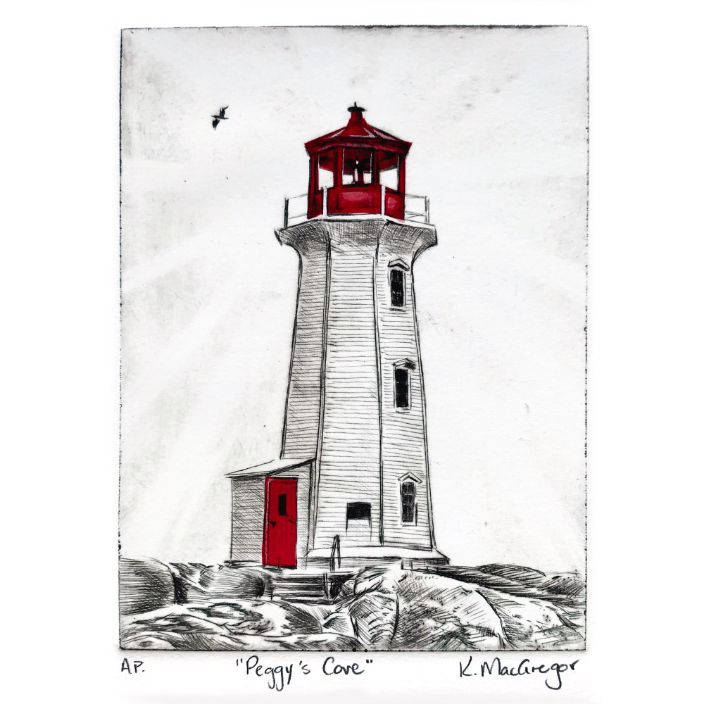 Red Lighthouse "Peggy's Cove" - Available