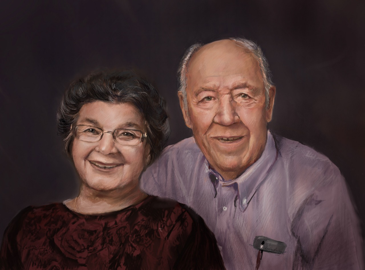 Grandparents - Digital Painting