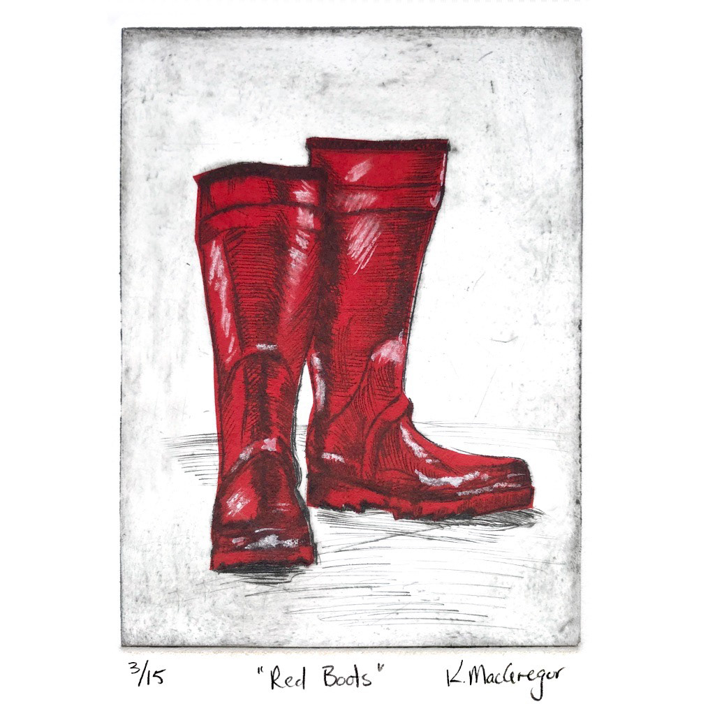 Red boots - Available