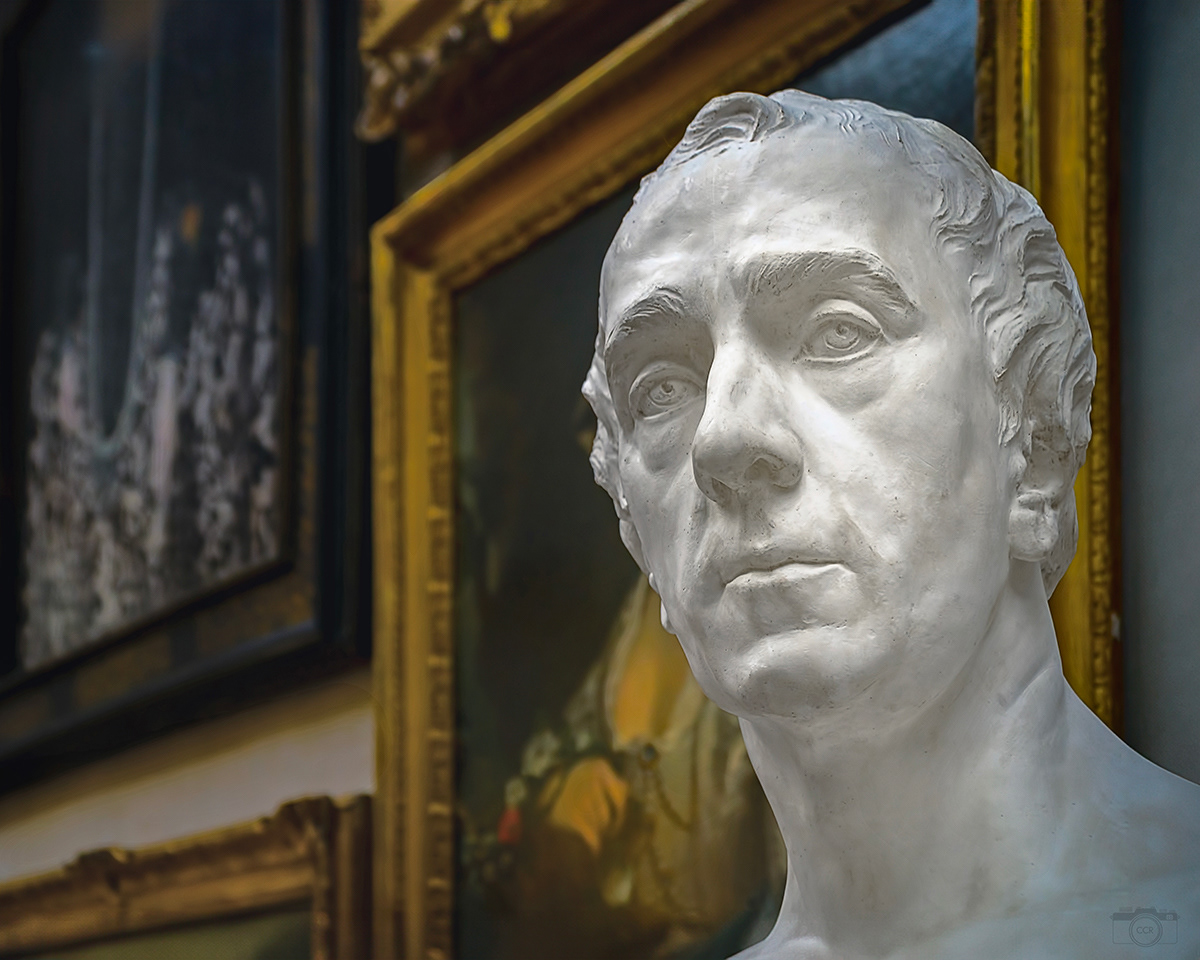 Bust of Laurence Sterne by Joseph Nollekens - Yale Center for British Art - New Haven, CT