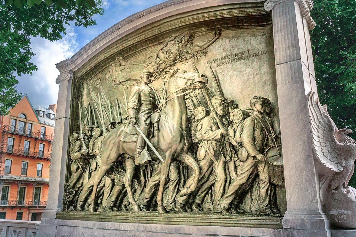 Memorial to Robert Gould Shaw - Augustus Saint-Gaudens - Boston Common, MA