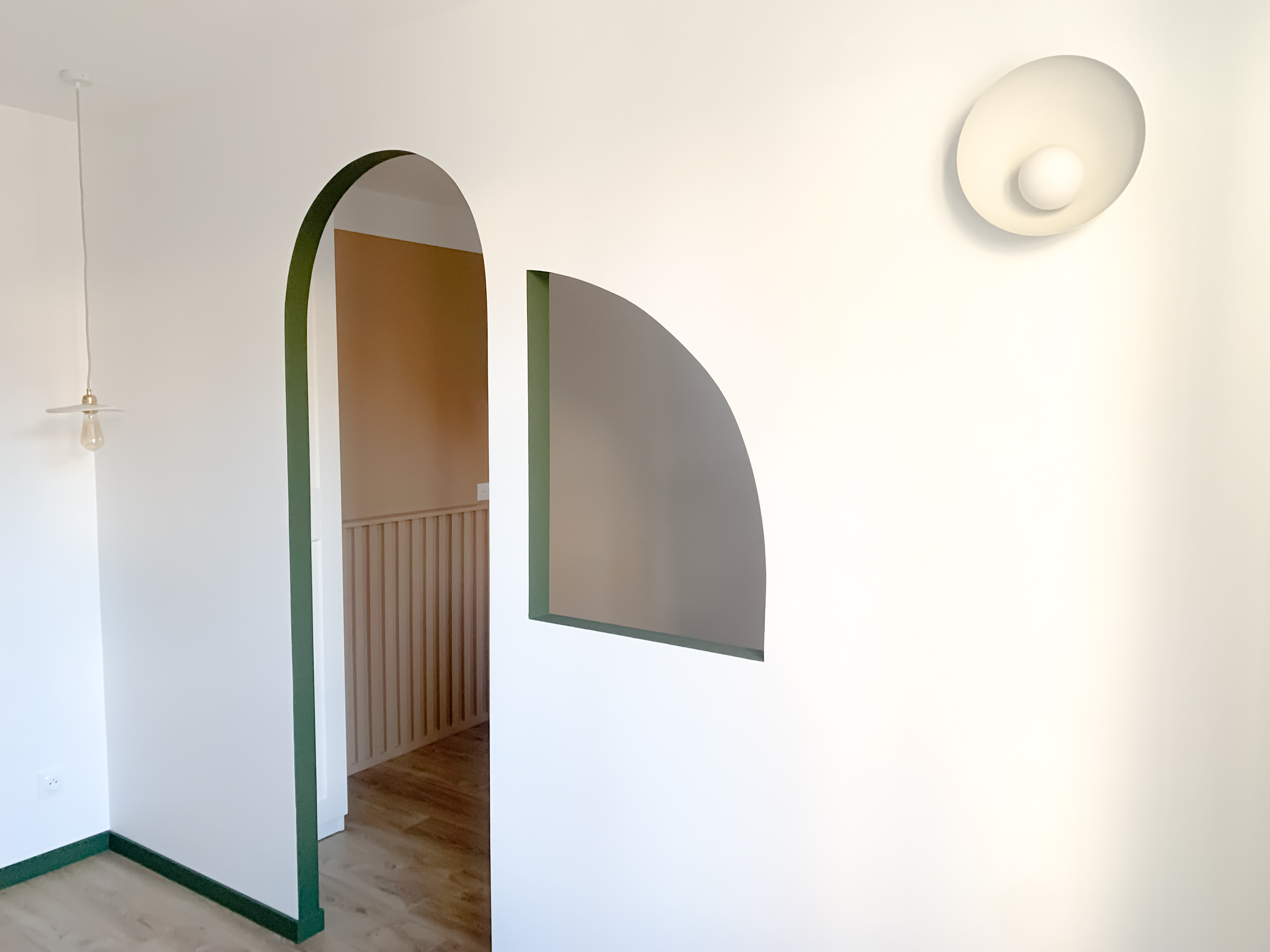 Vue vers la chambre