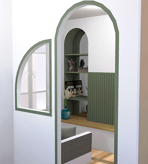Vue Salon - 3D