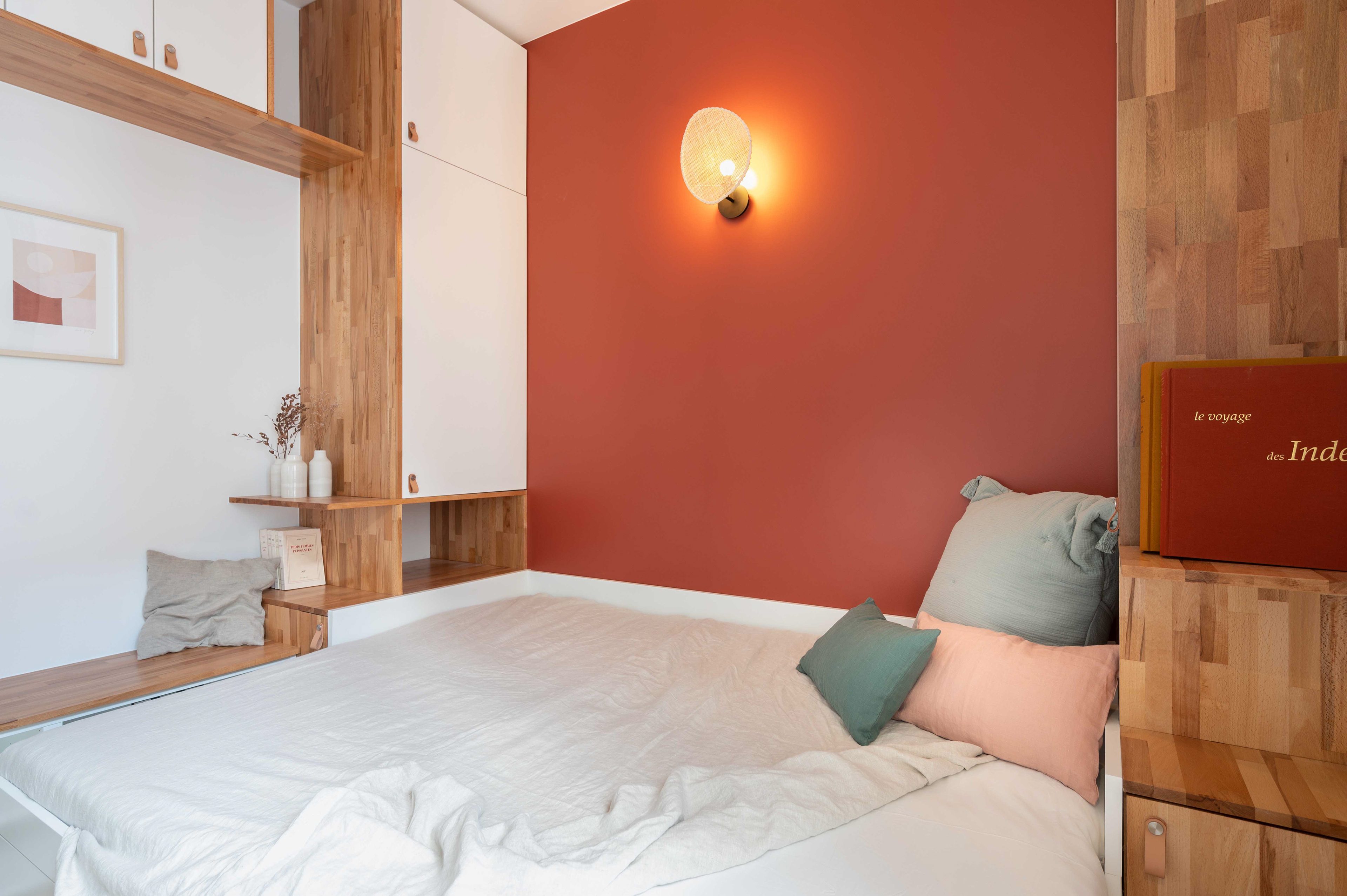 Banquette en mode lit 160 cm