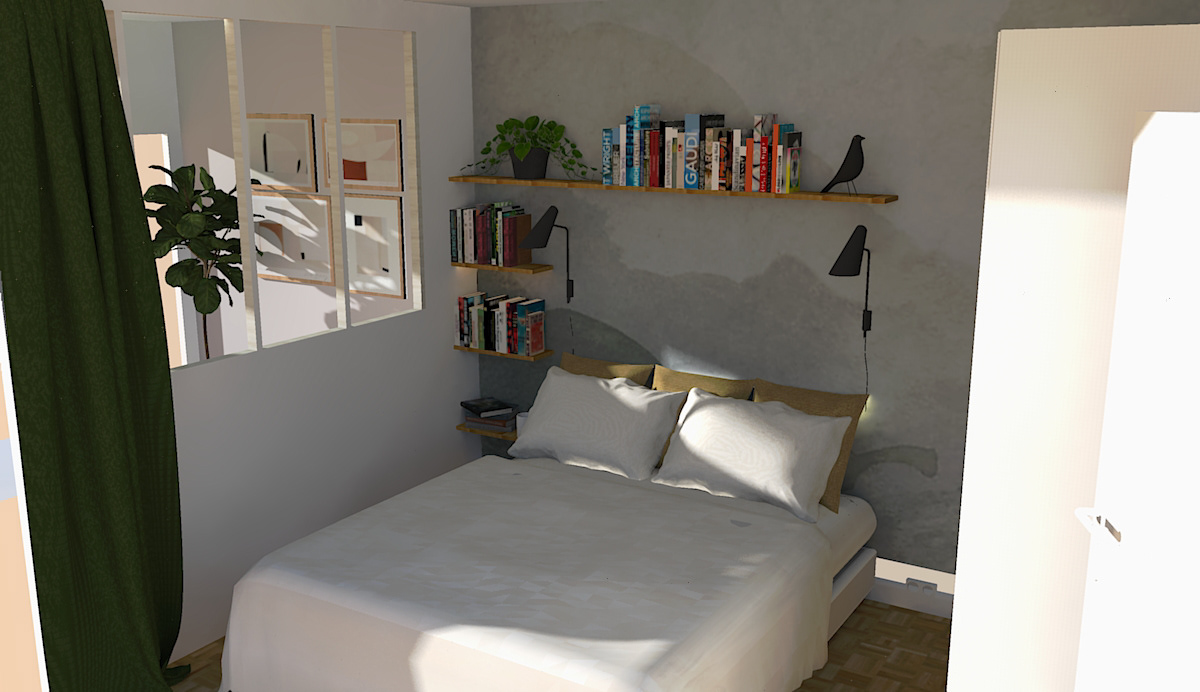 3D. Rendu Chambre