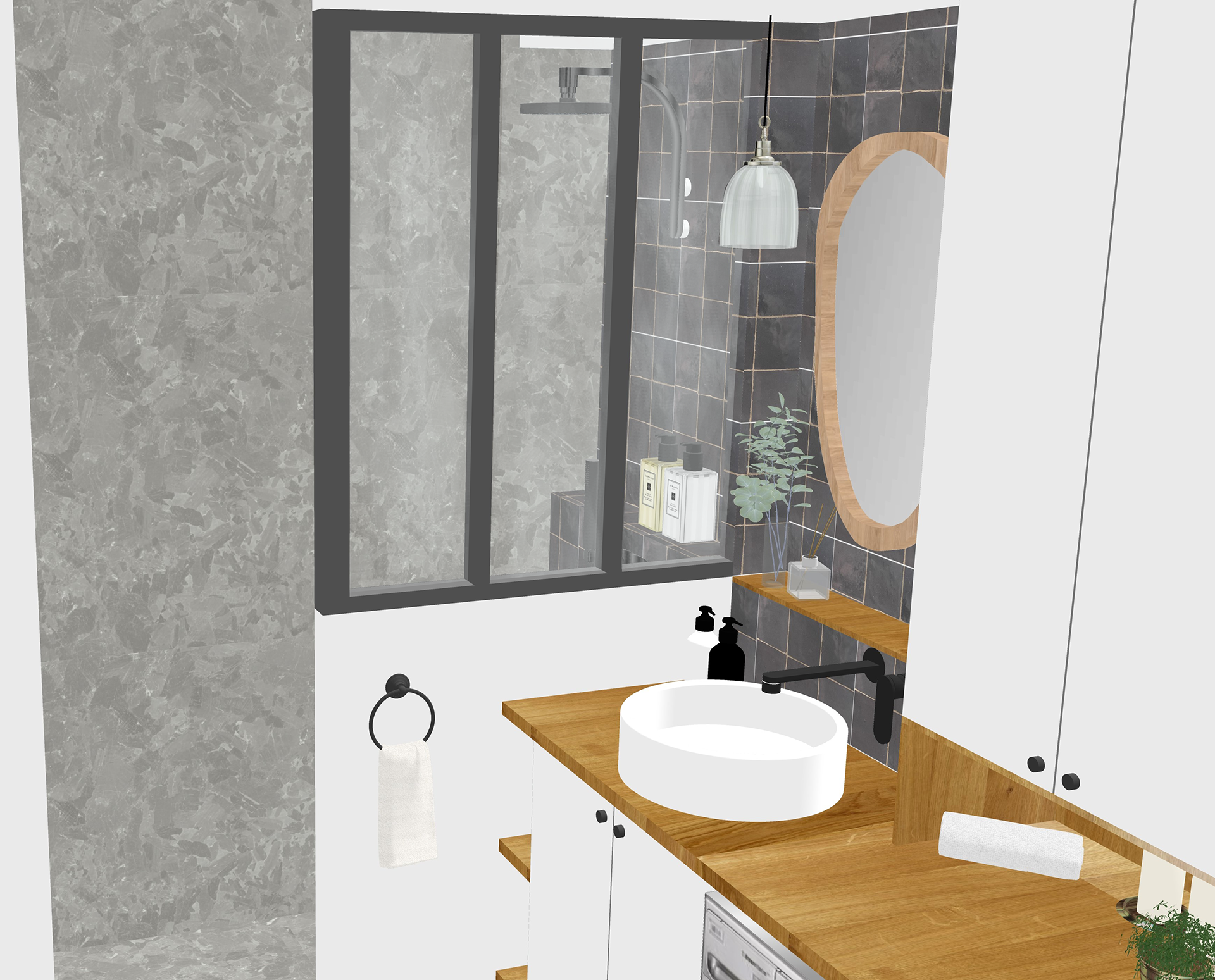 Rendu 3D Salle de bain