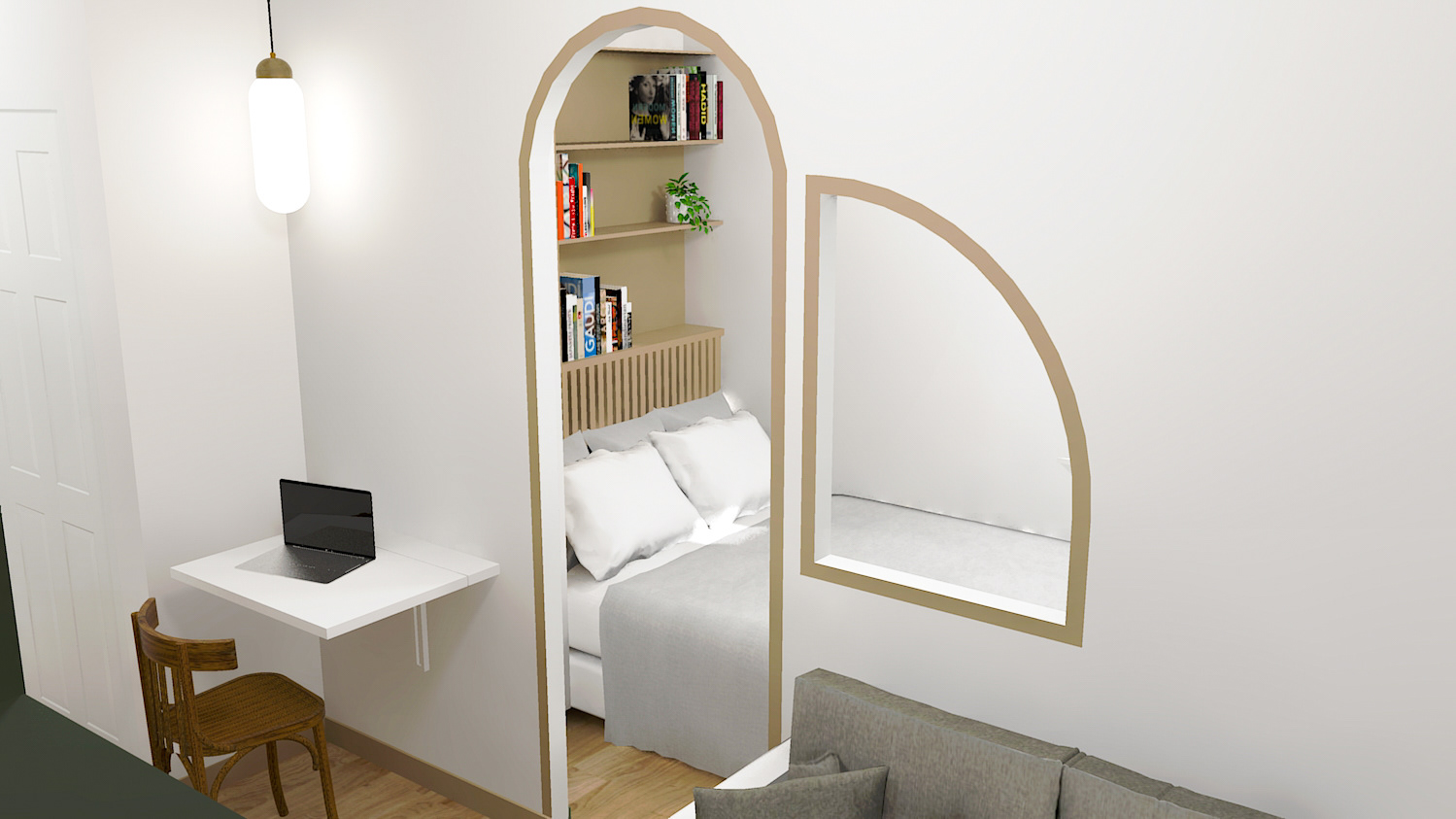 Vue sur la chambre - 3D
