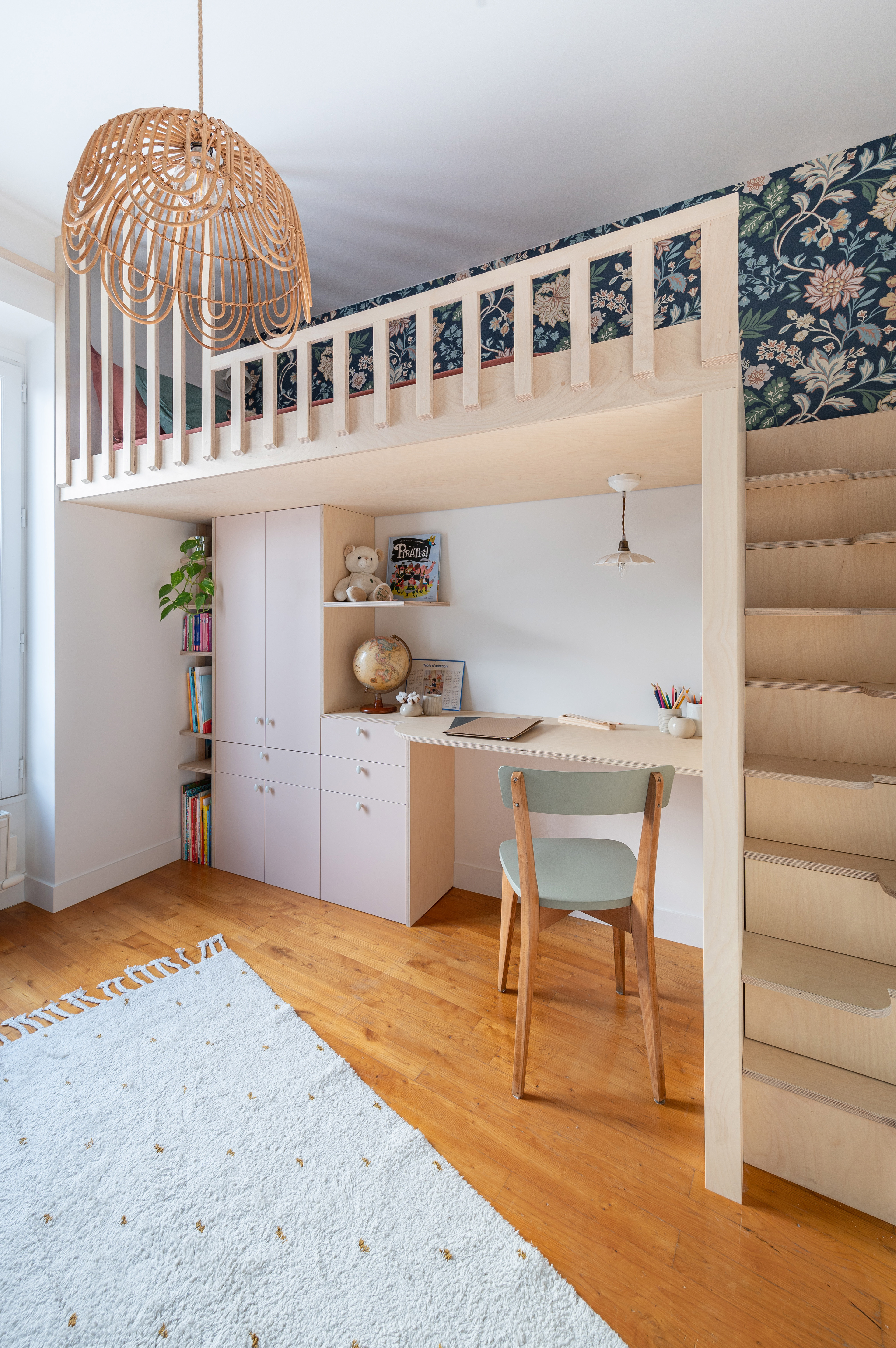 Chambre fille lit sur mesure