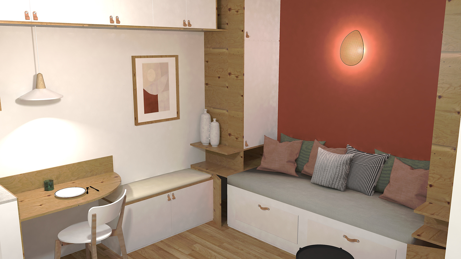 3D réalisée pour valider le projet