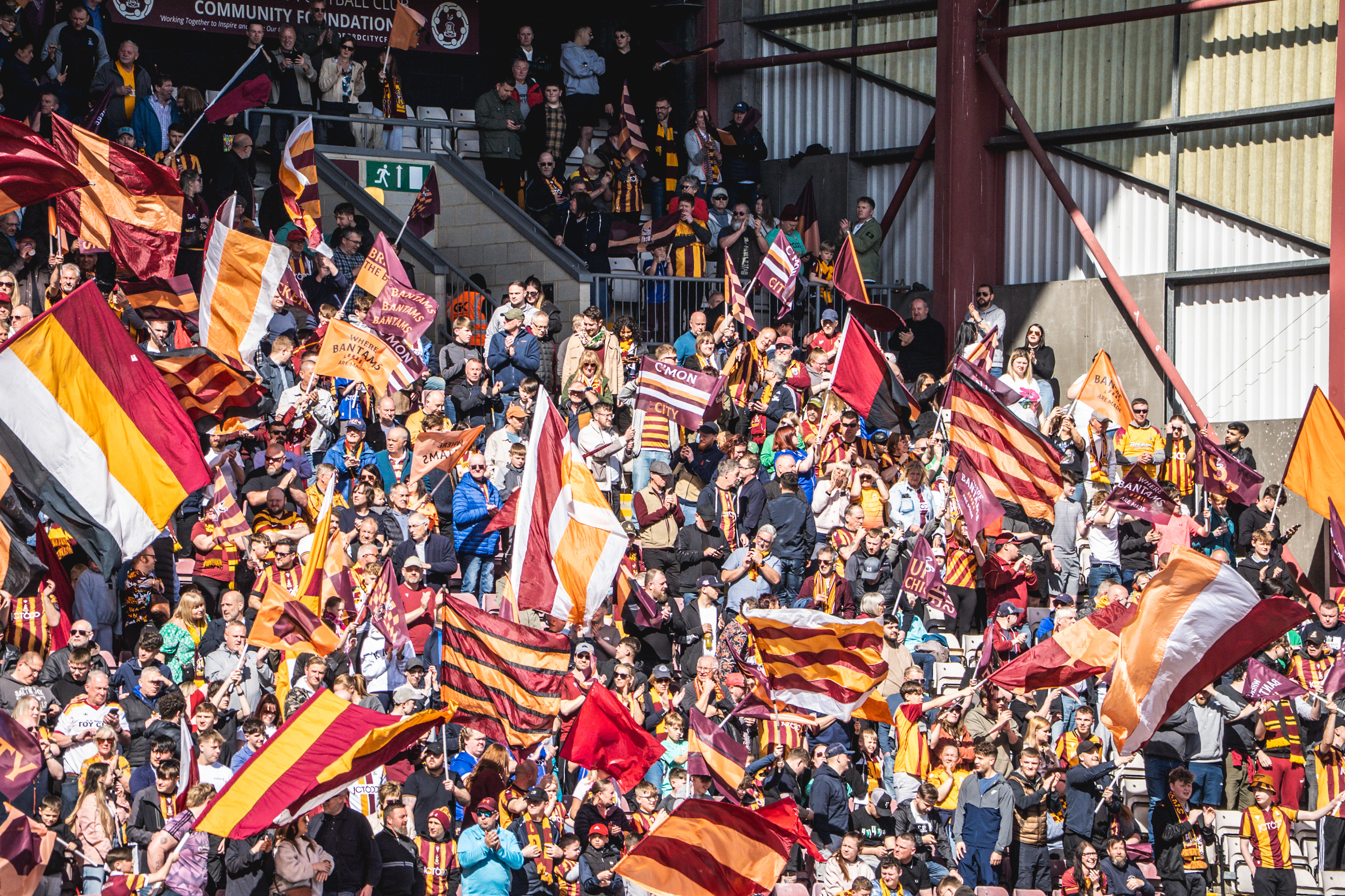 Bradford City AFC Vs Crewe Alexandra 2025