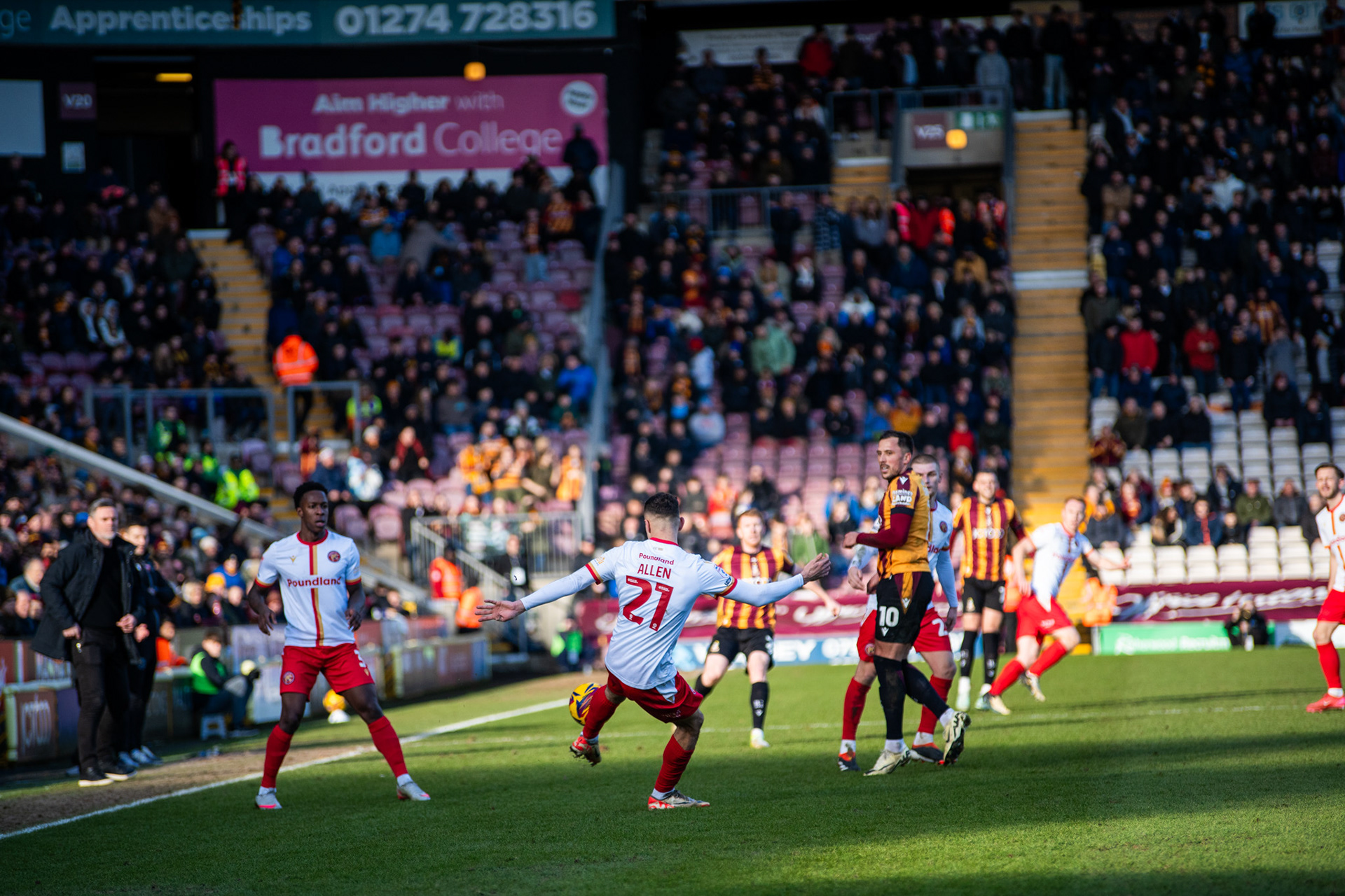 Bradford City AFC Vs Walsall 2025