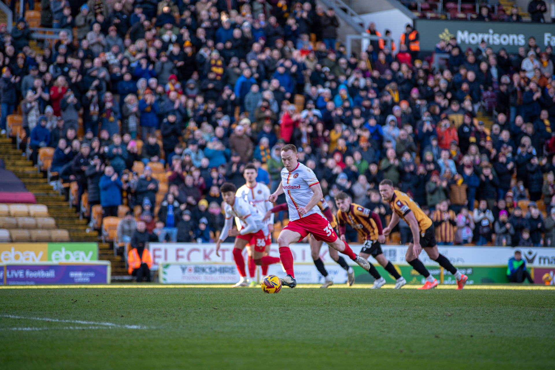 Bradford City AFC Vs Walsall 2025