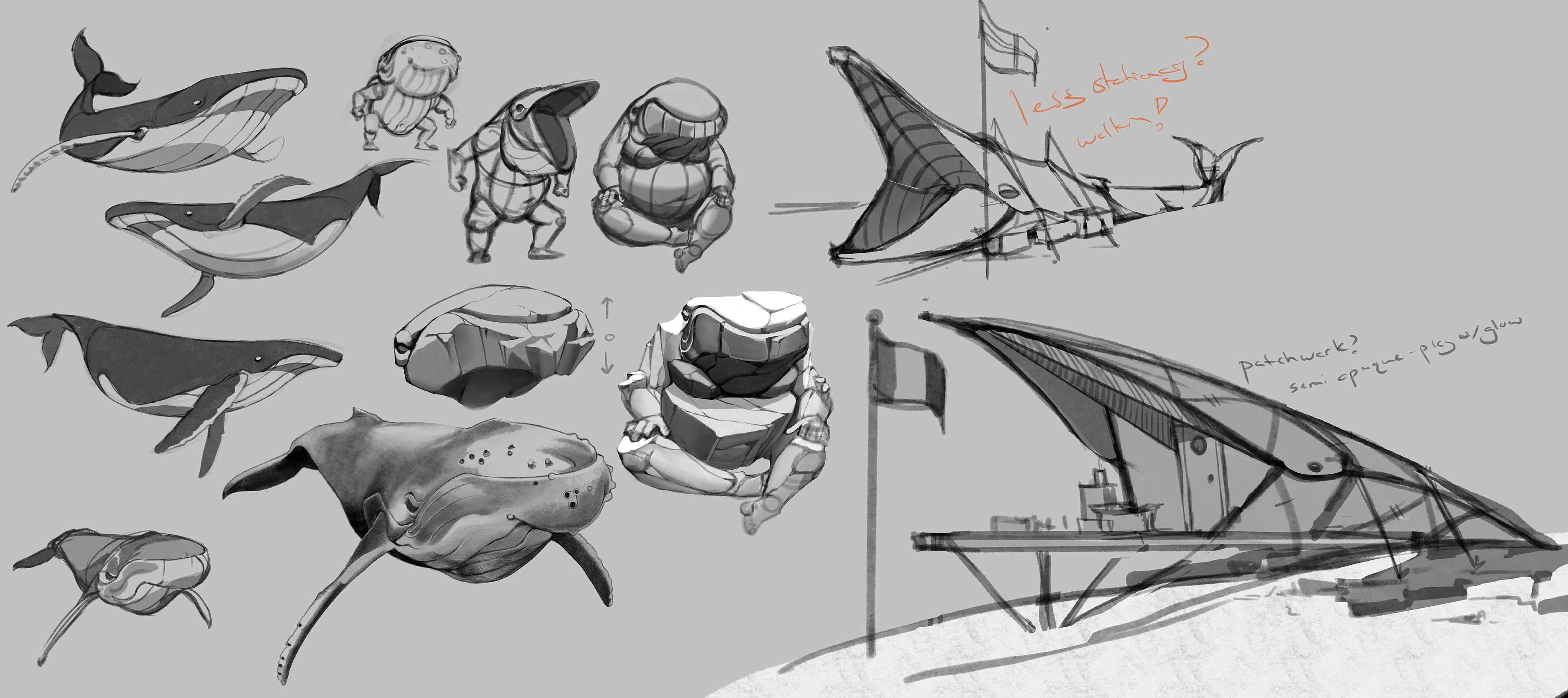 Cetacean Tent initial design