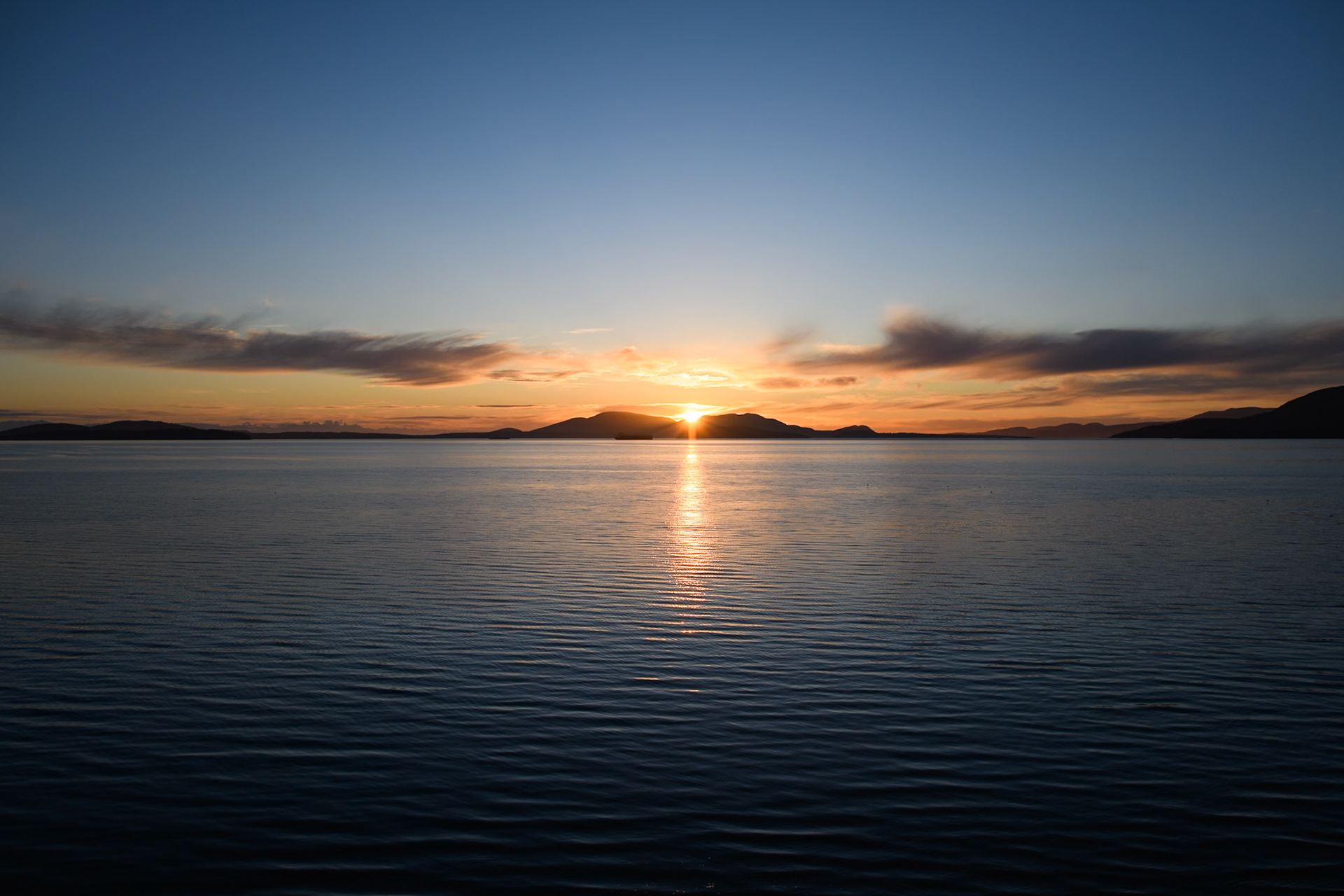 Lummi Island sunset