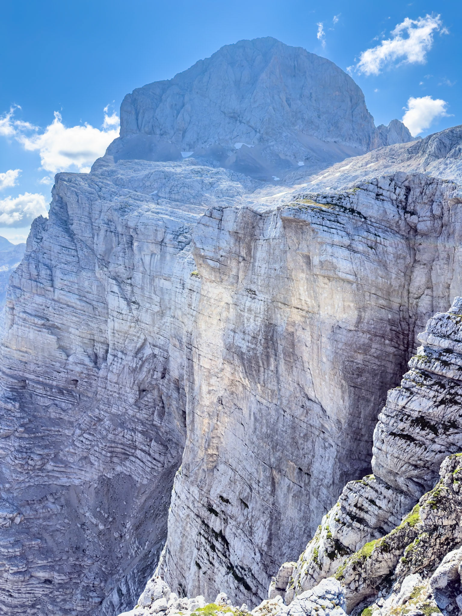 The North Face wall of Triglav