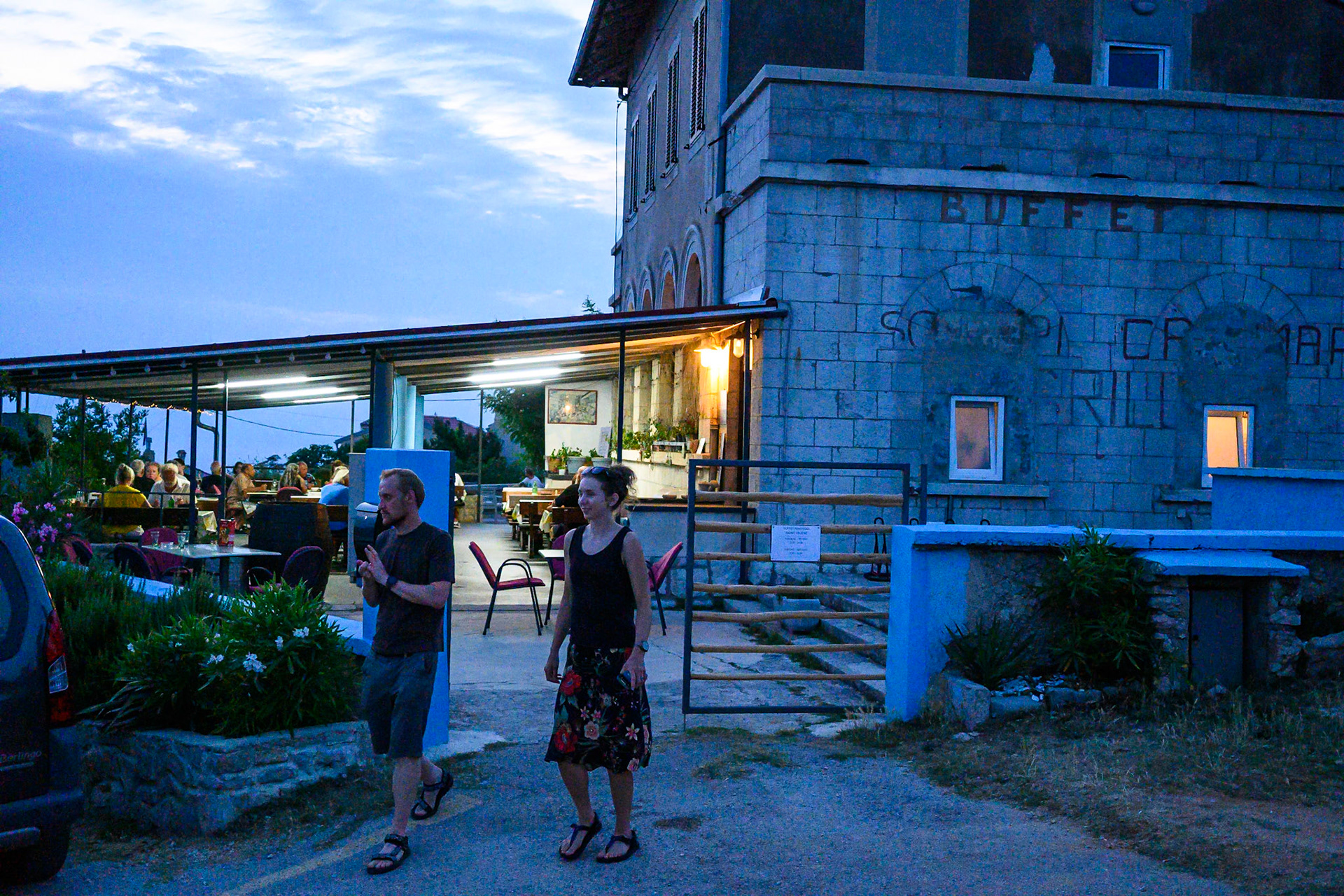 Italian restaurant (Jože and Kimmy)