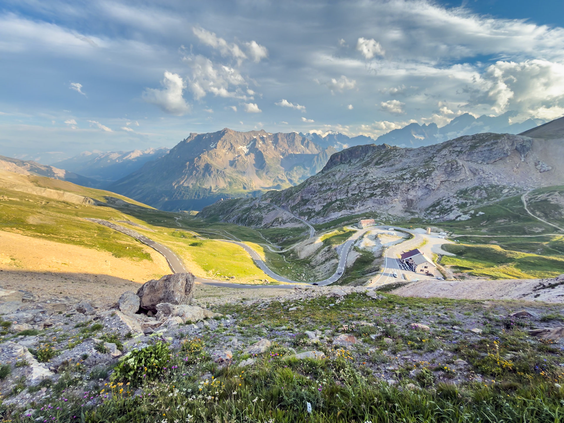 The south side of the Galibier