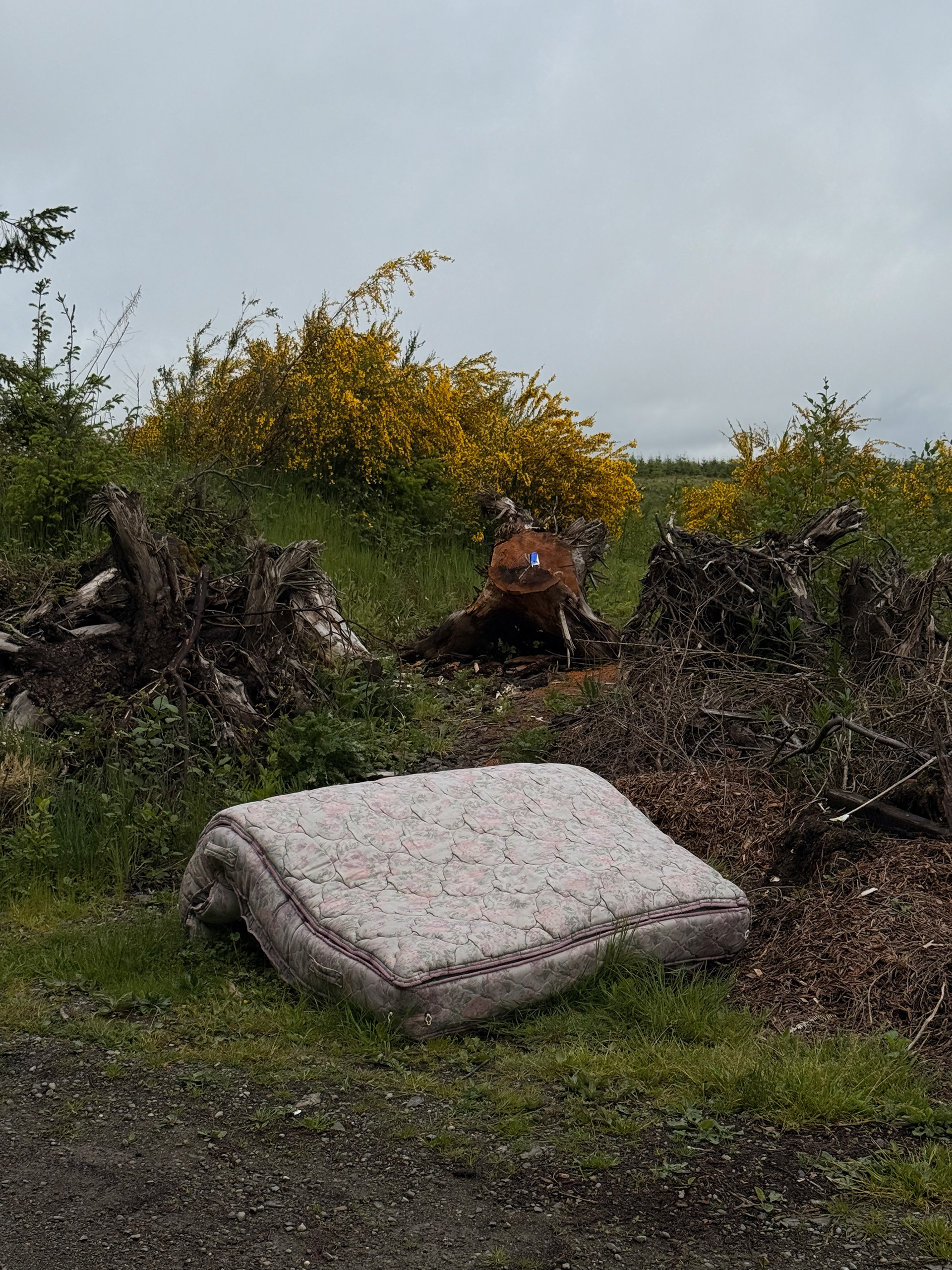 Why bring a bivy when you can use existing on-route resources?