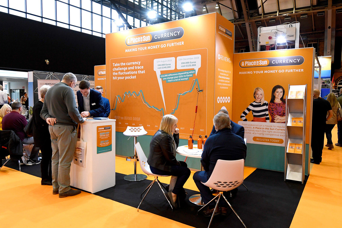 A Place in the Sun Currency exhibition stand