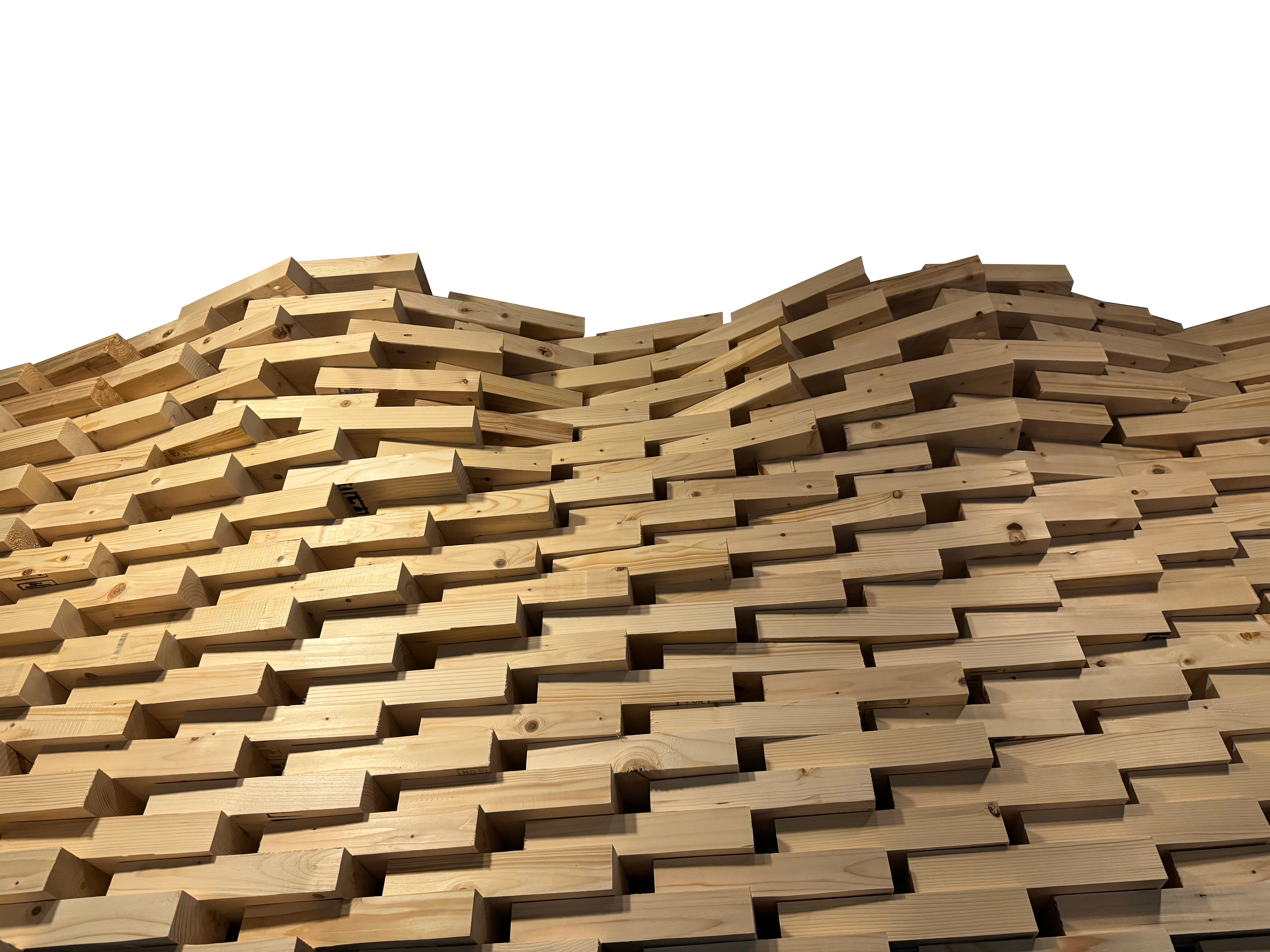 Undulating Parametric Brick Work