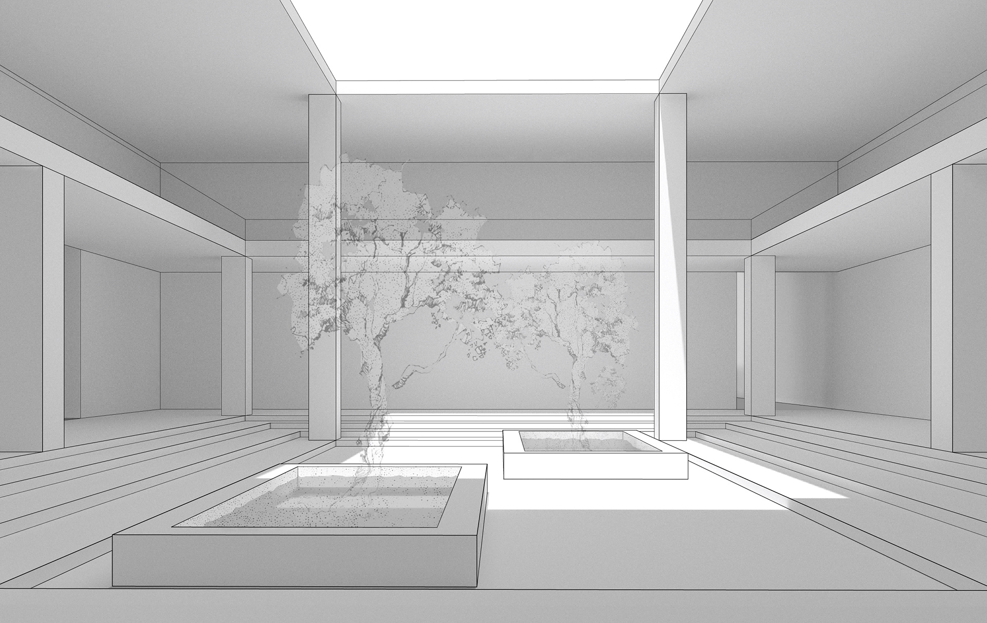 Quiet community space within