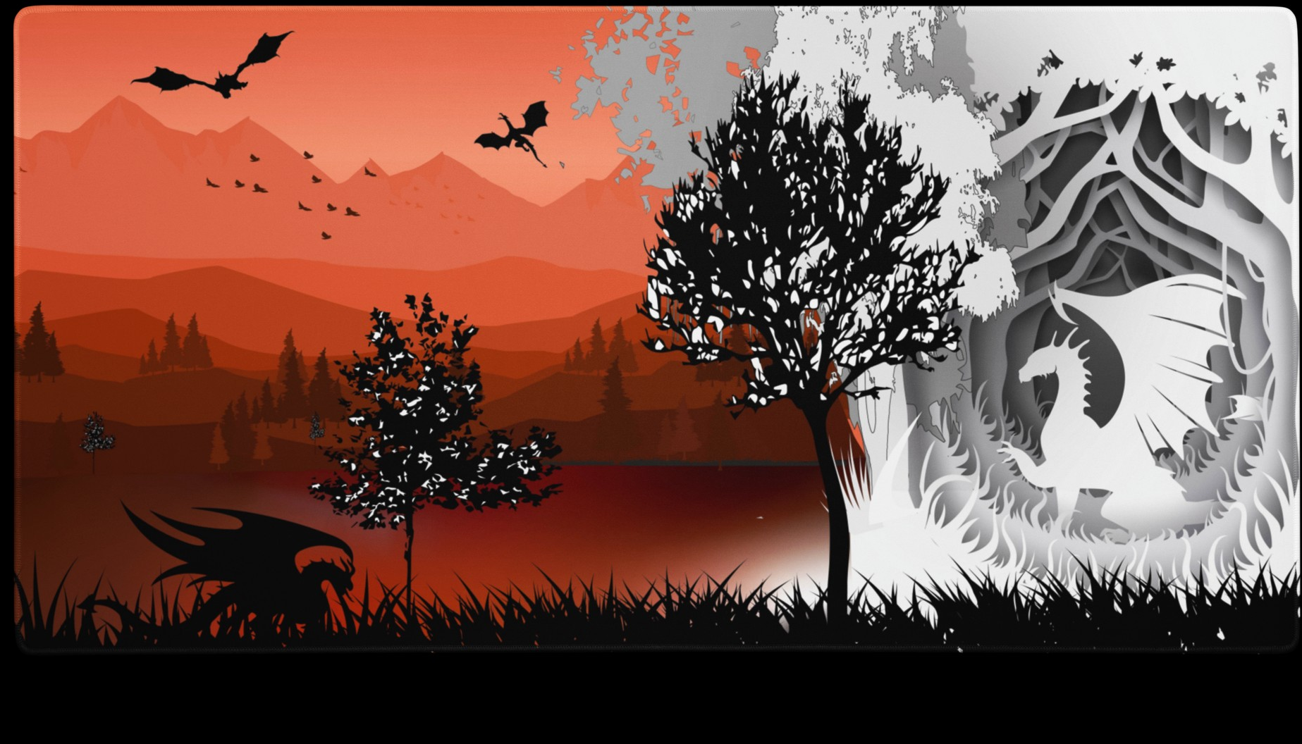 Den of Dragons - large print format