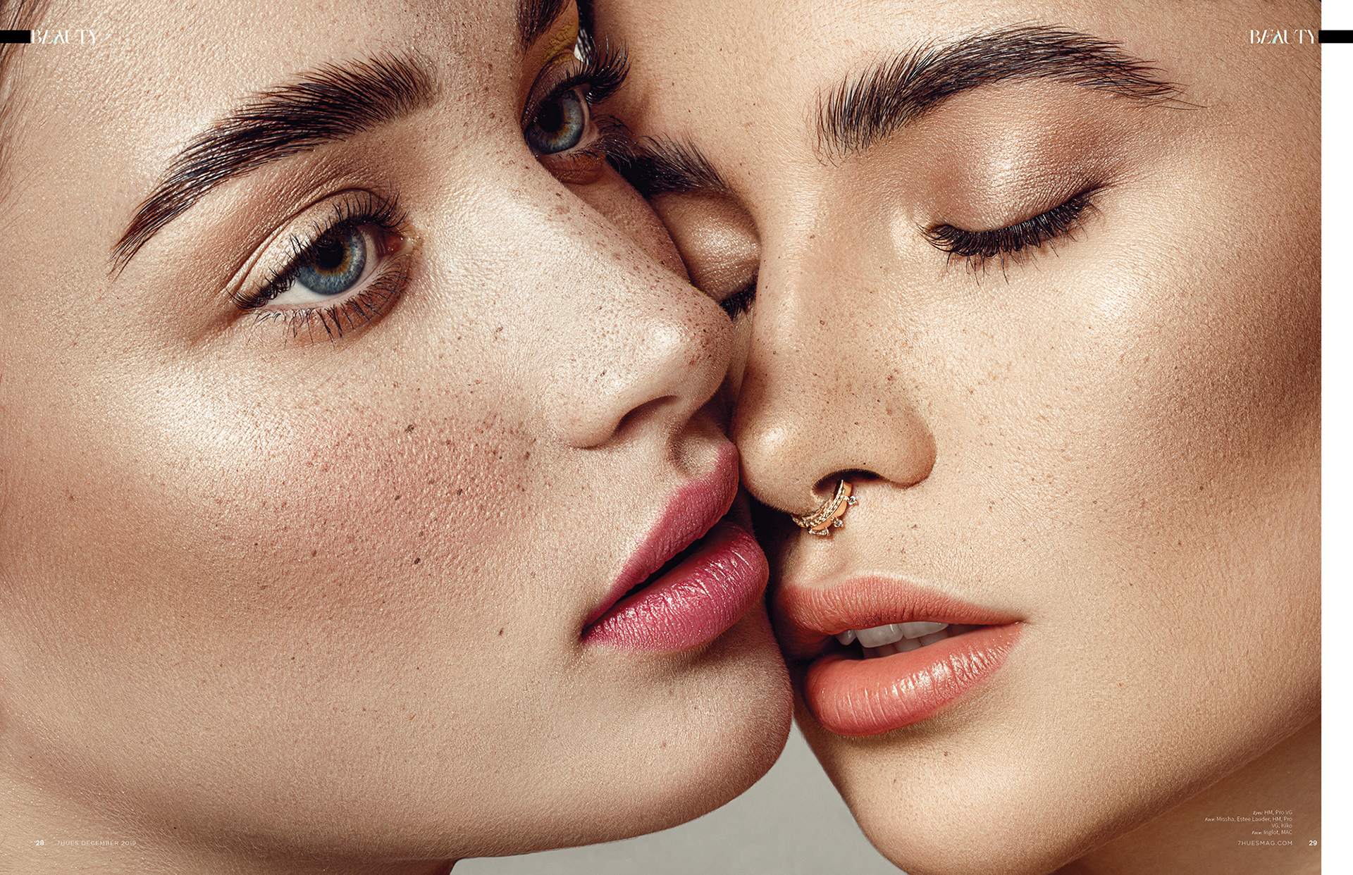 Photo by:Arcady Manah| Models: Anastasia Dranca& Elena Munteanu| MUA: Tatiana Galer