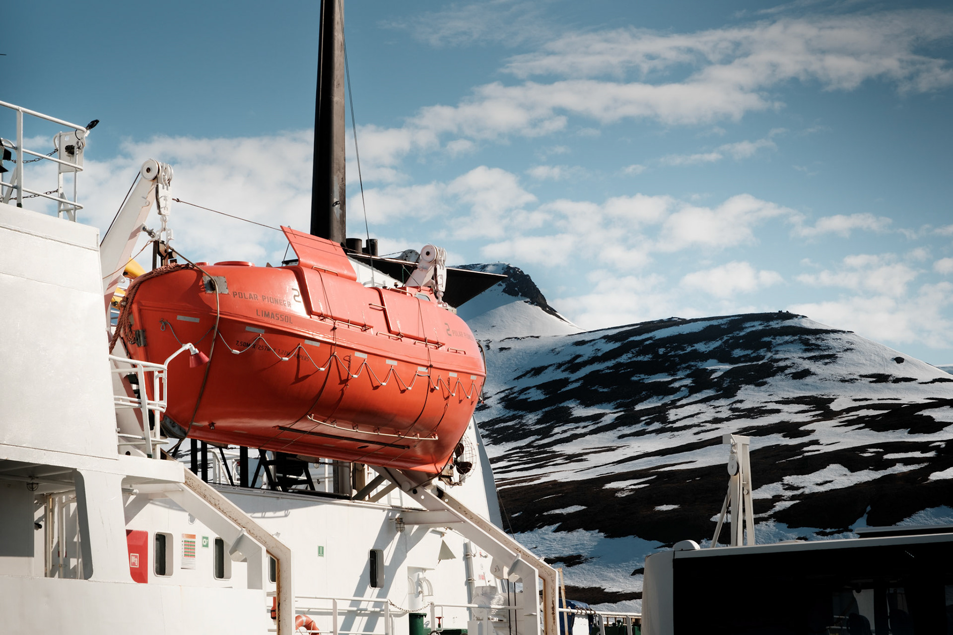 Polar Pioneer Life Boat