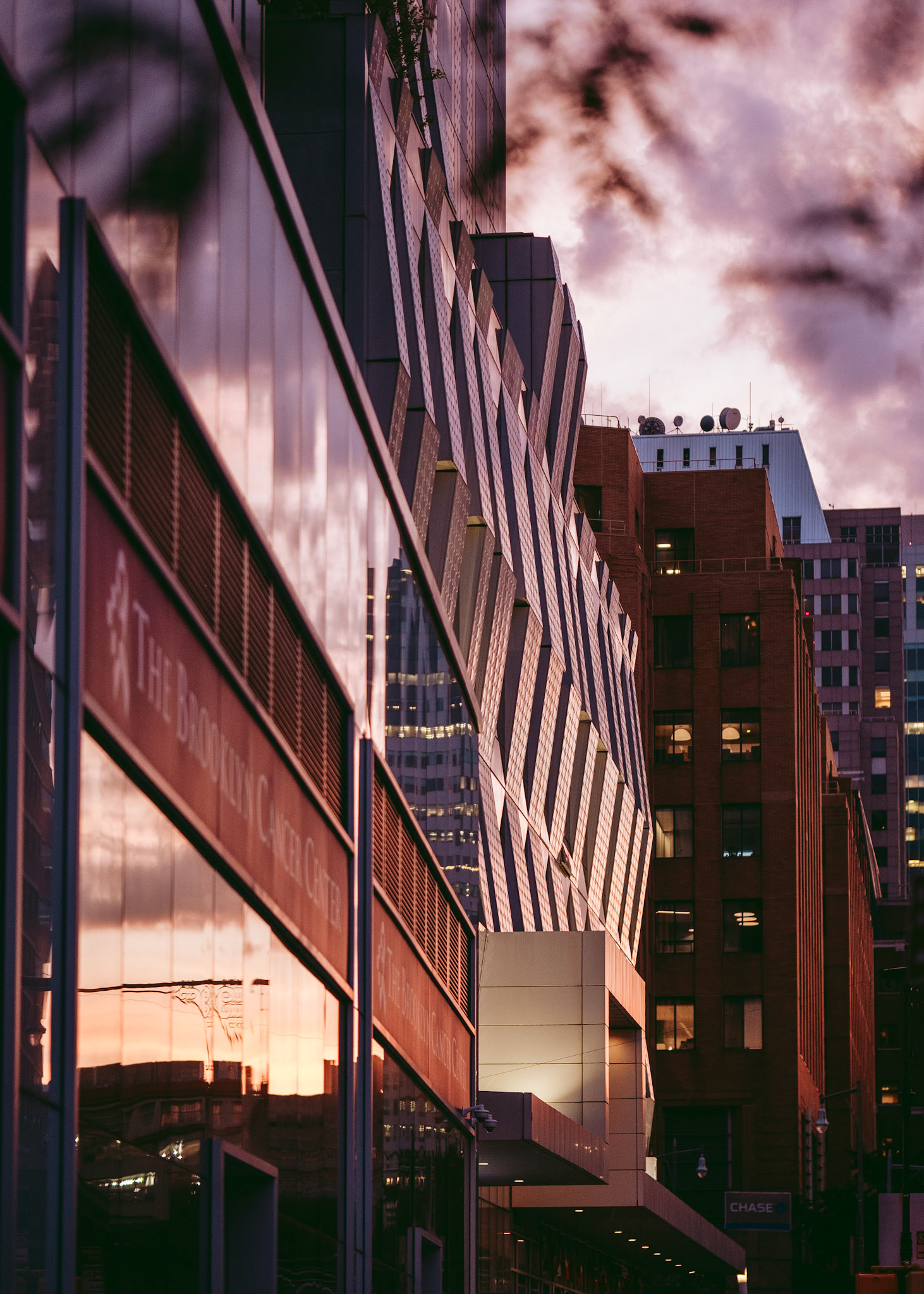 Rosy Sunset Reflections