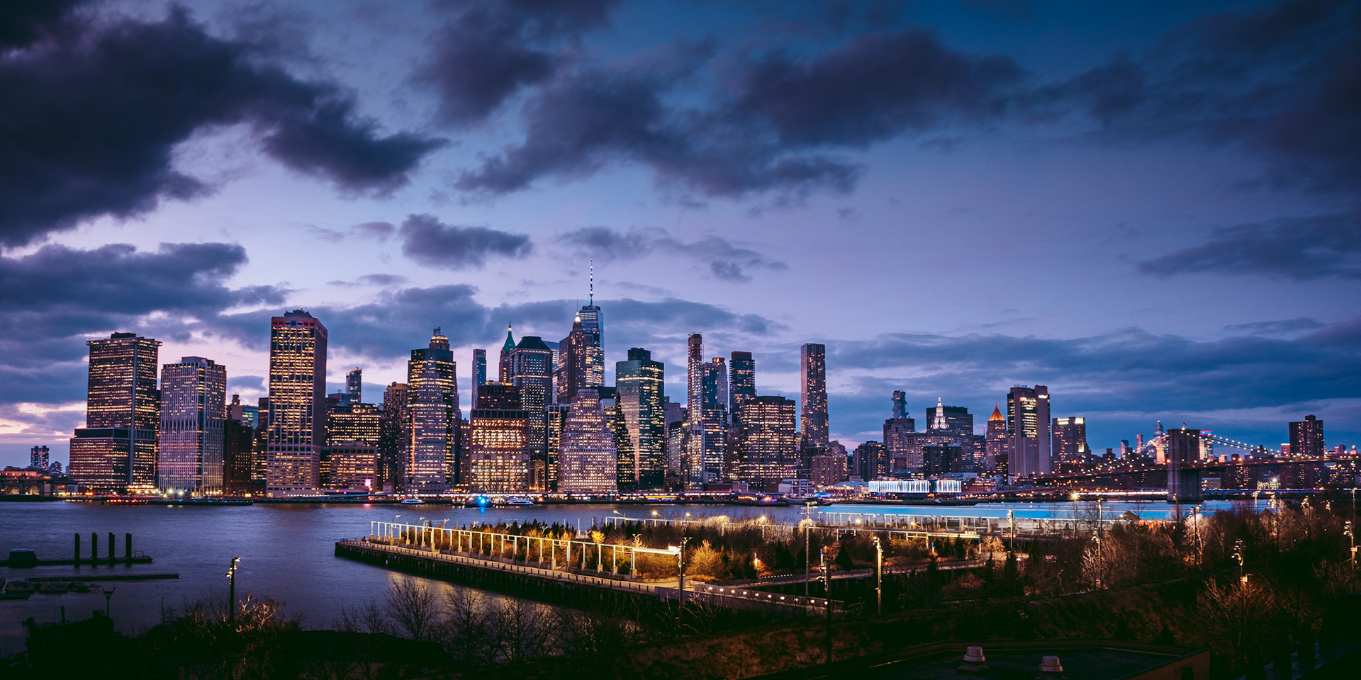 Manhattan from the Brooklyn Promenade