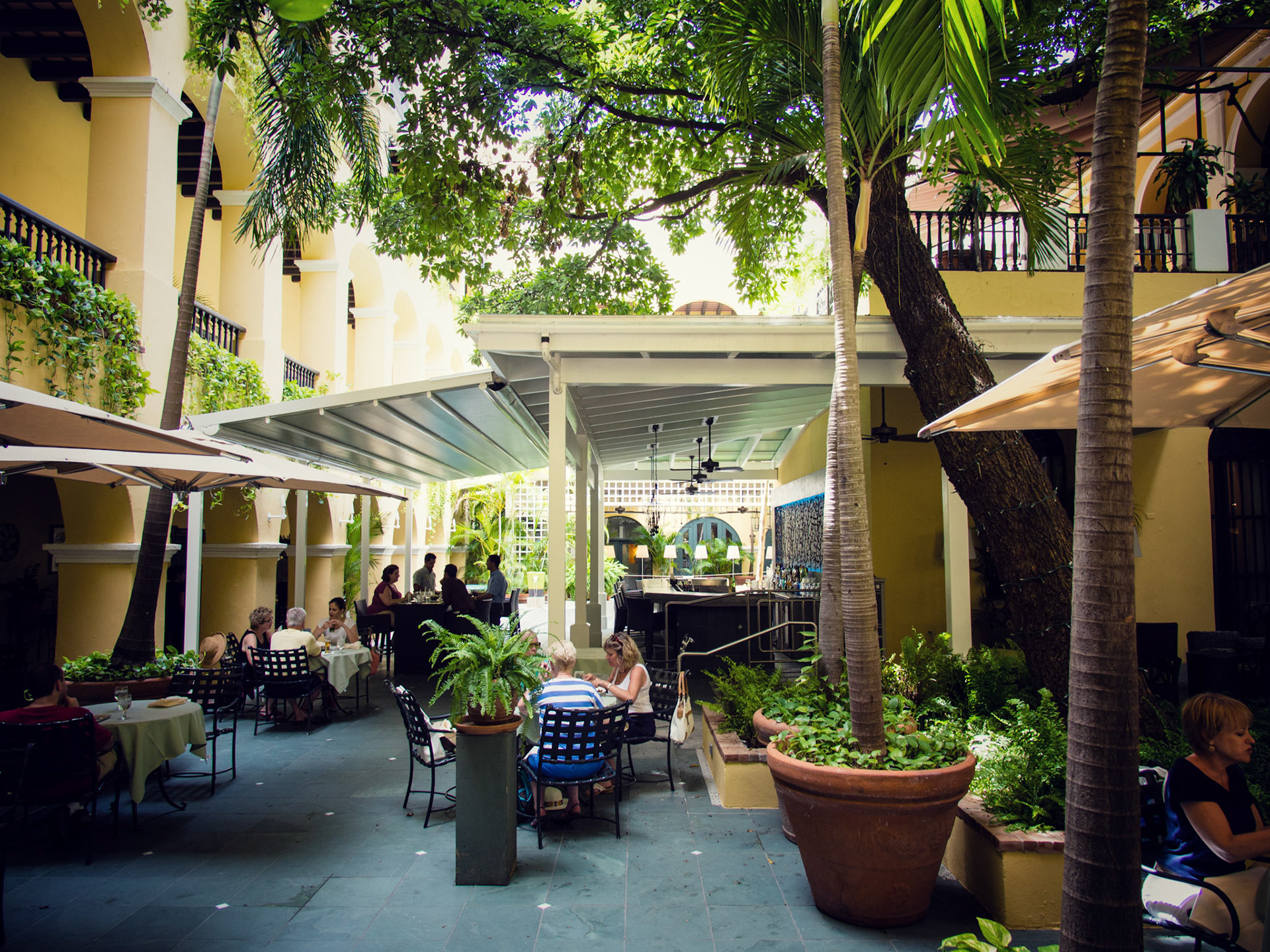 Old San Juan Hotel Courtyard