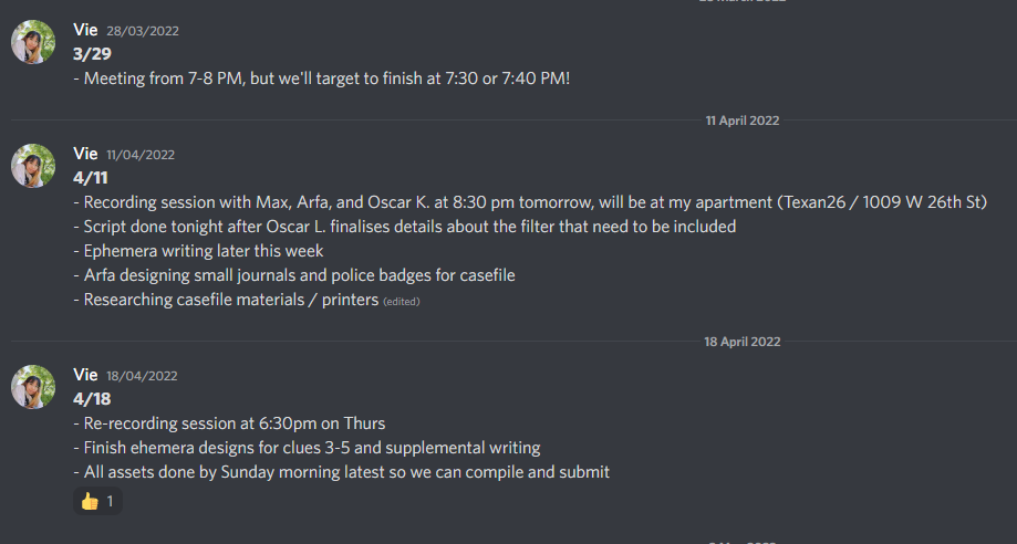 Meeting Recaps on Discord