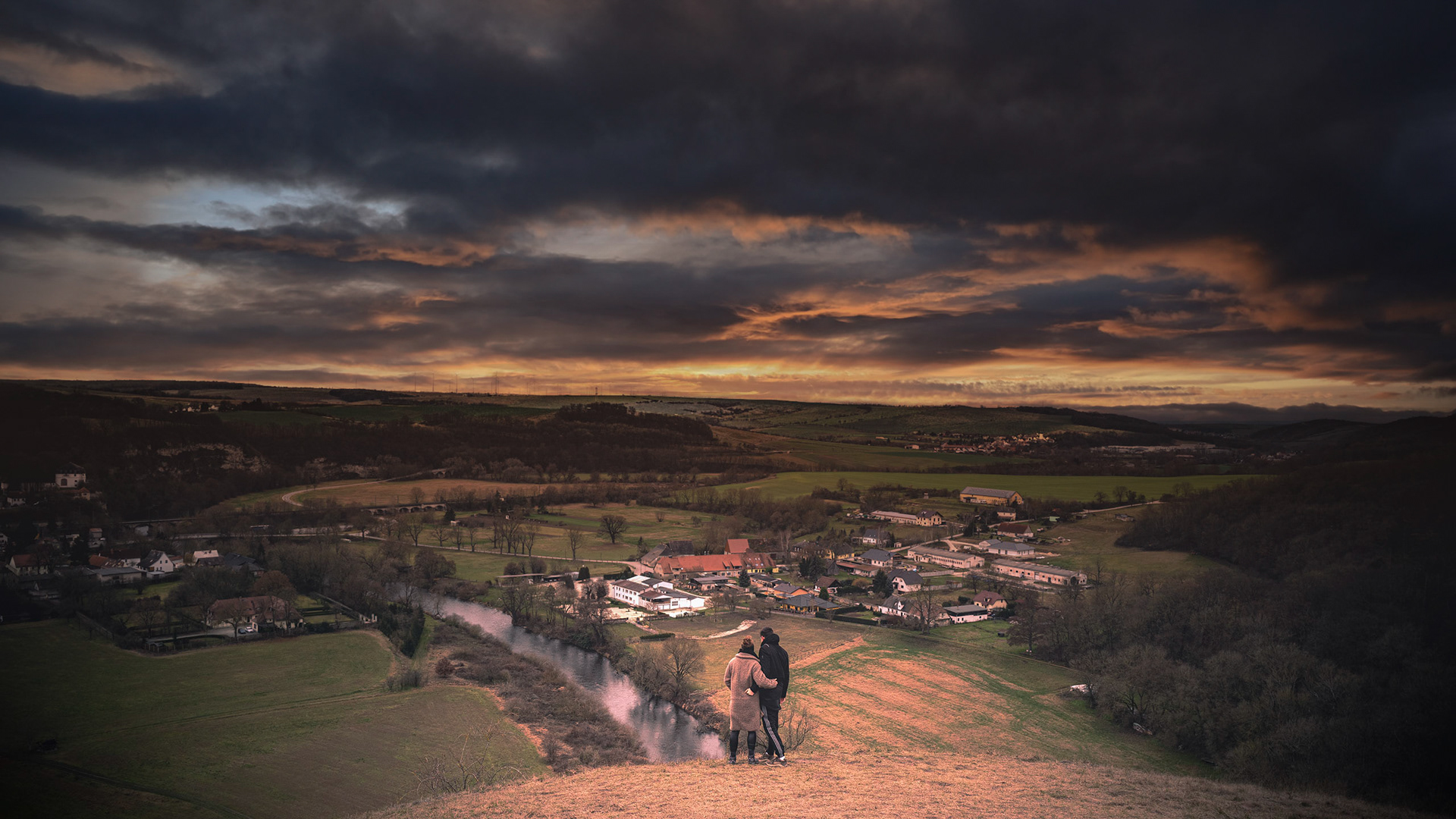 Blick auf Saaleck und Großheringen